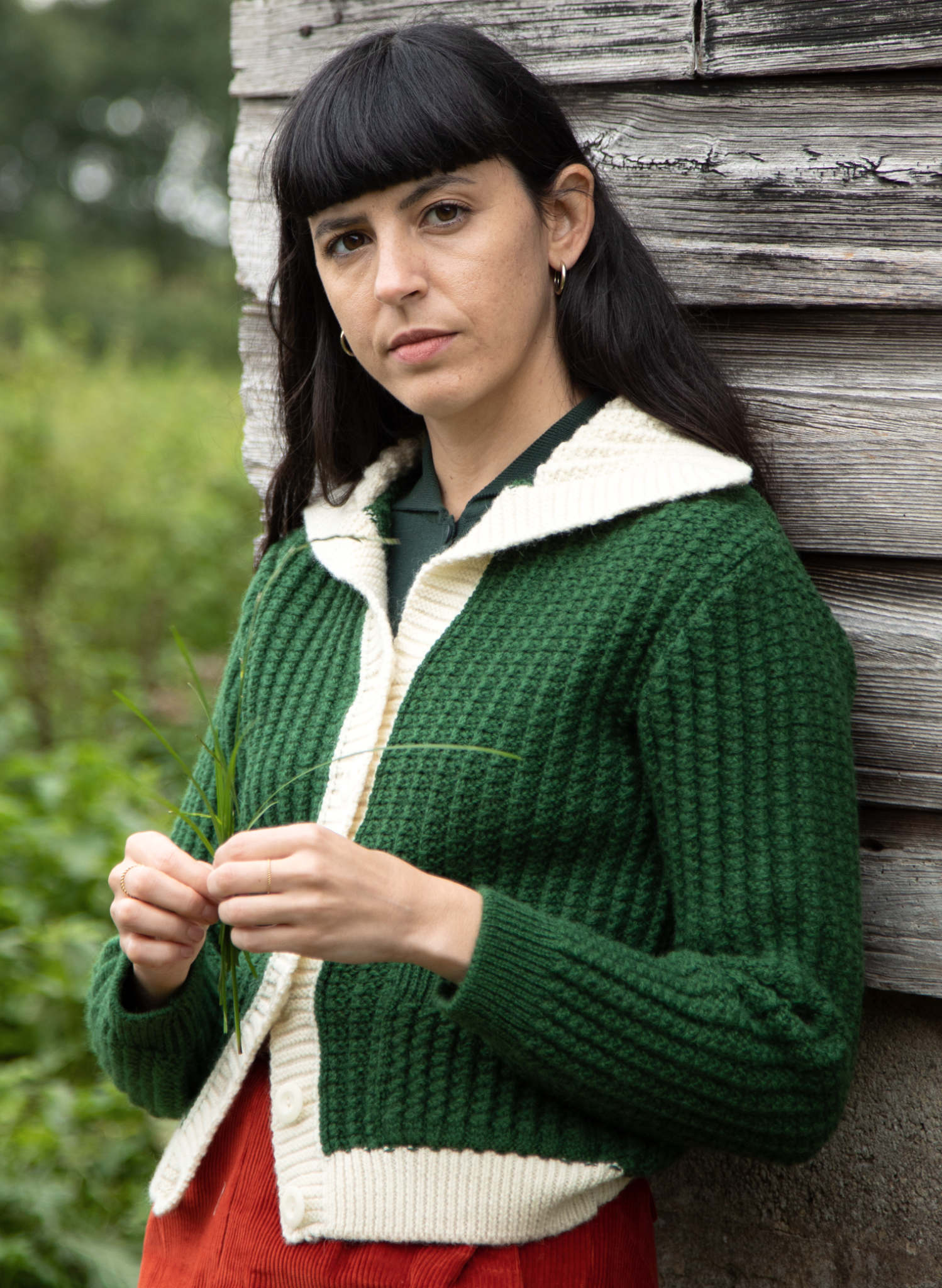 Heritage -  100% British Wool Cardigan - Corvette Green Cardigan