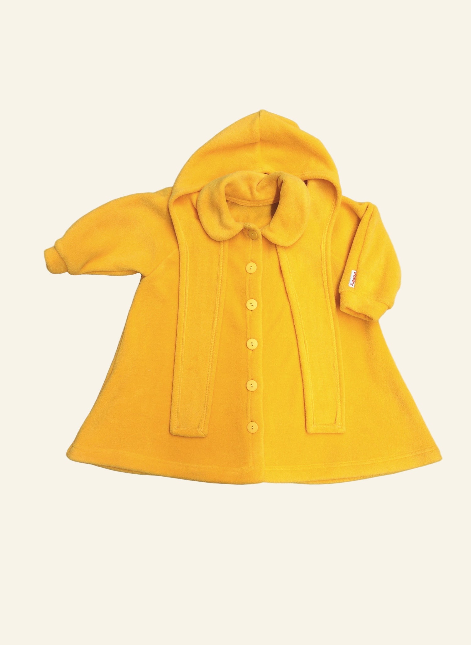 Children's Hooded Swing Jacket - Yellow