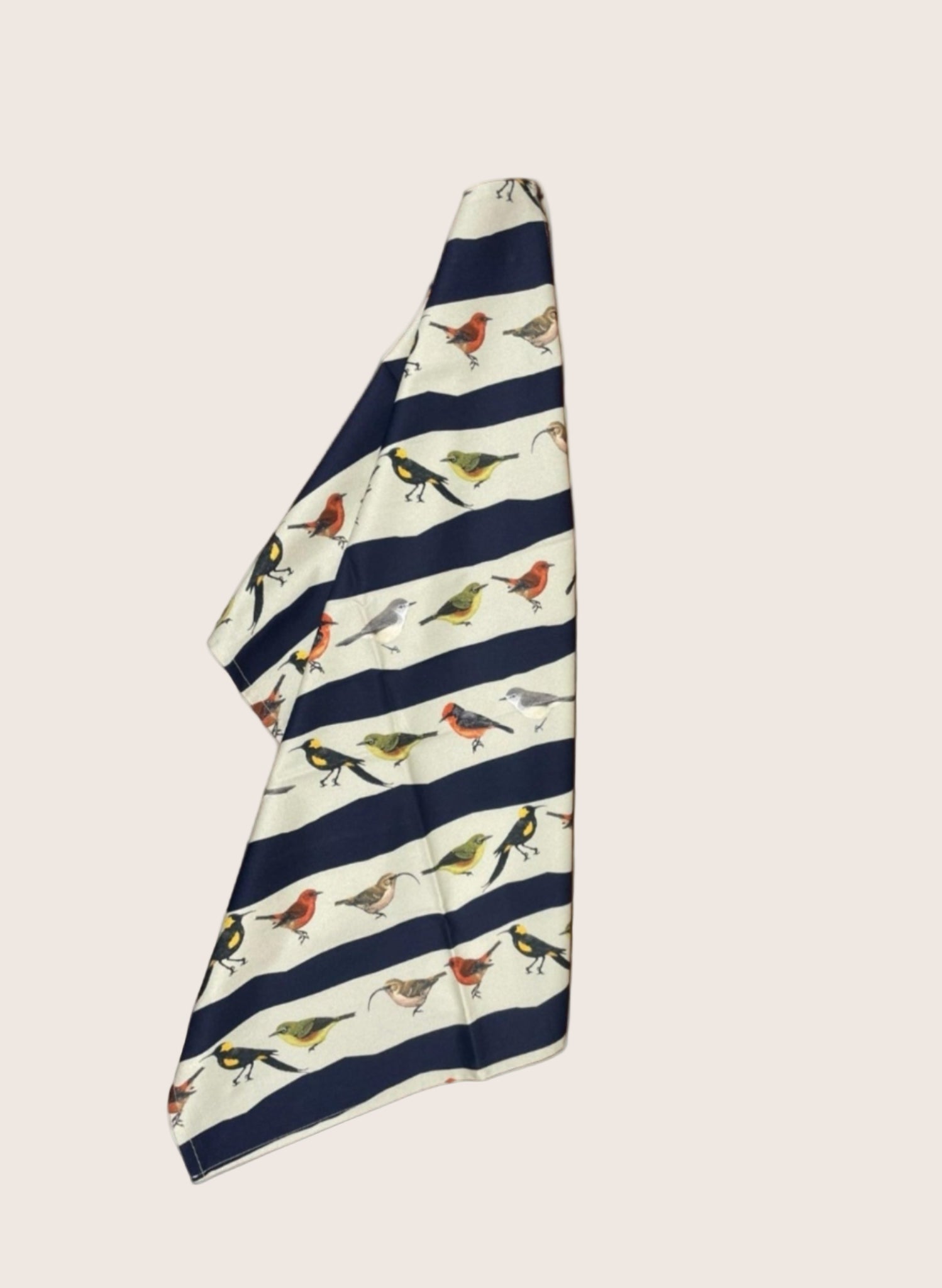 Tea Towel - Navy Lost Birds