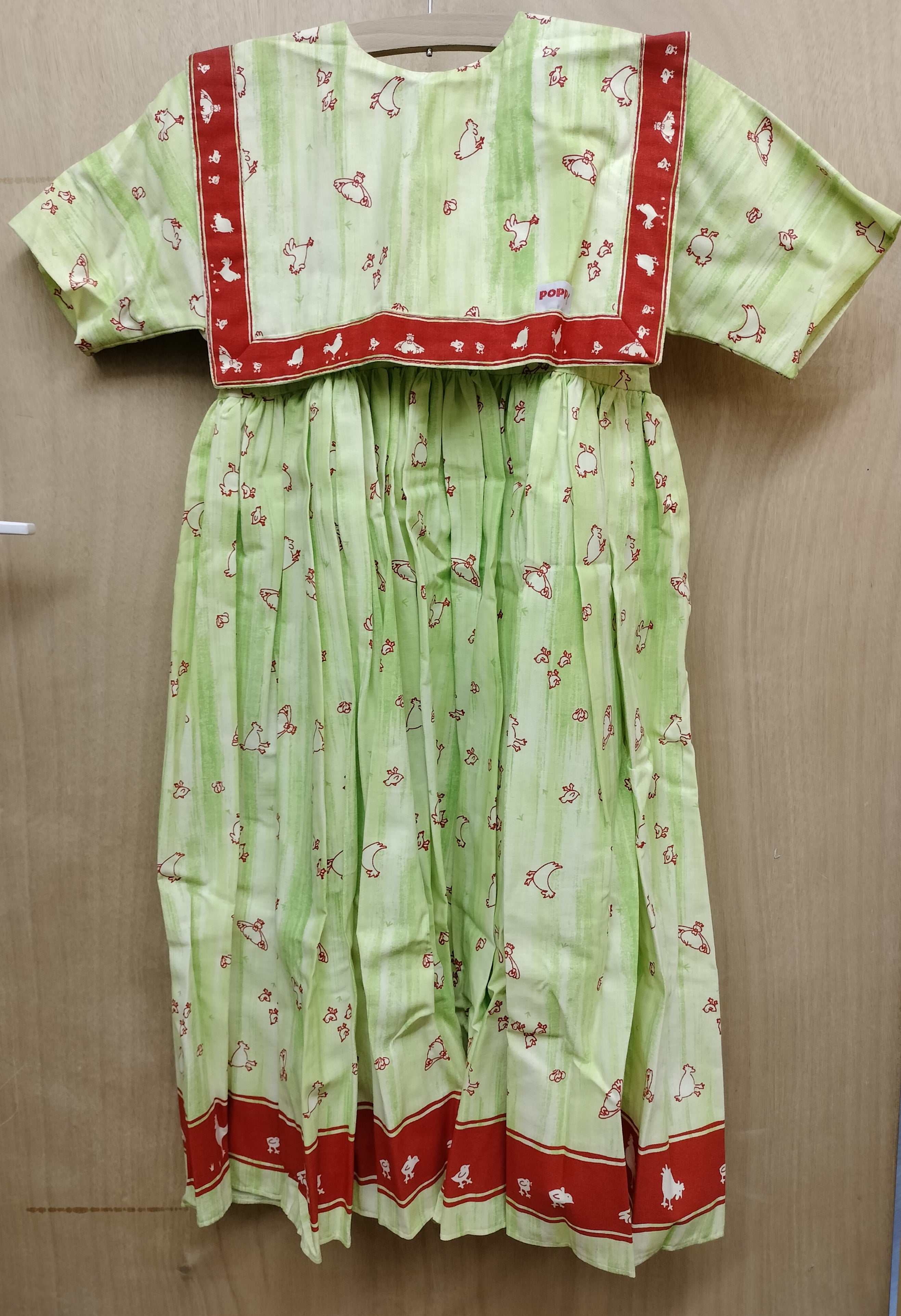 Archive Sale -Age 6-7-  Bryony Dress - Hens Mint