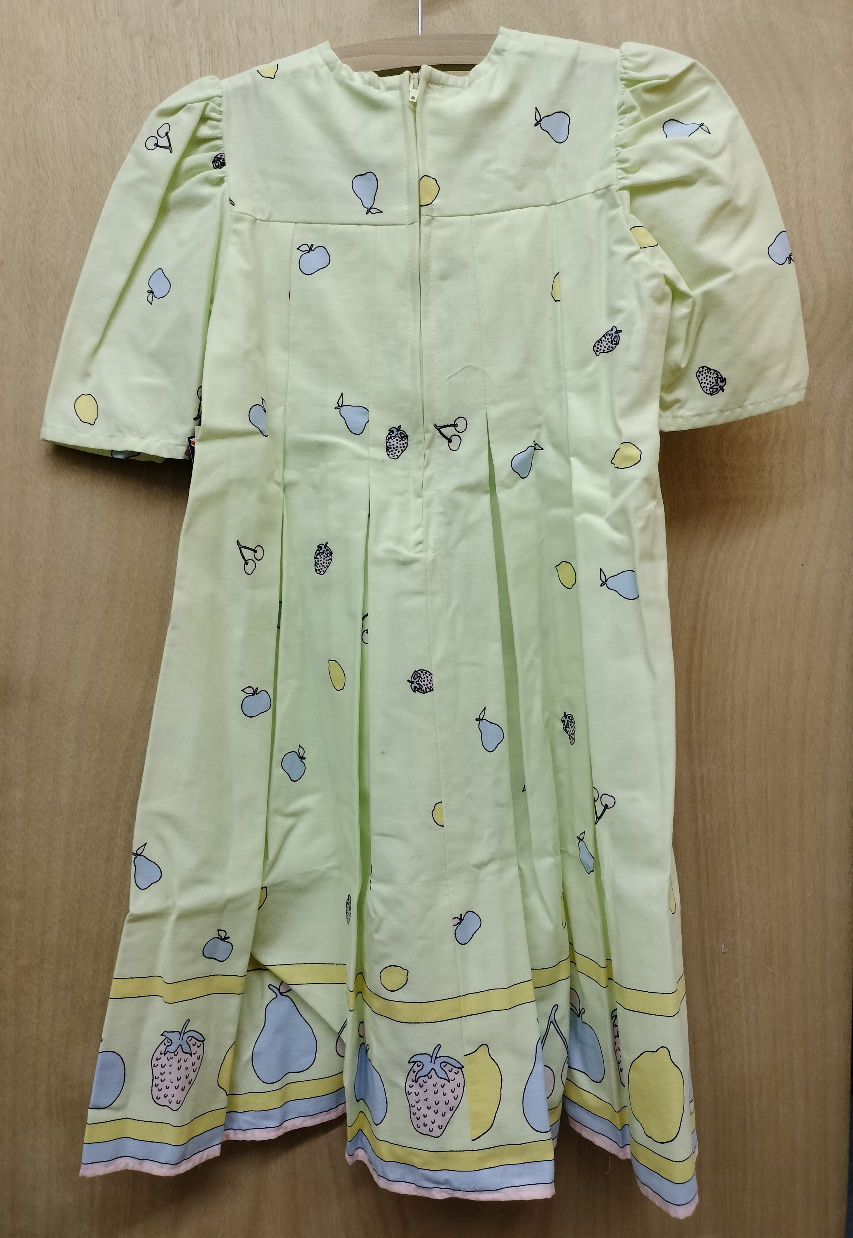 Archive Sale - Age 5-6- Pam Dress - Green Fruit