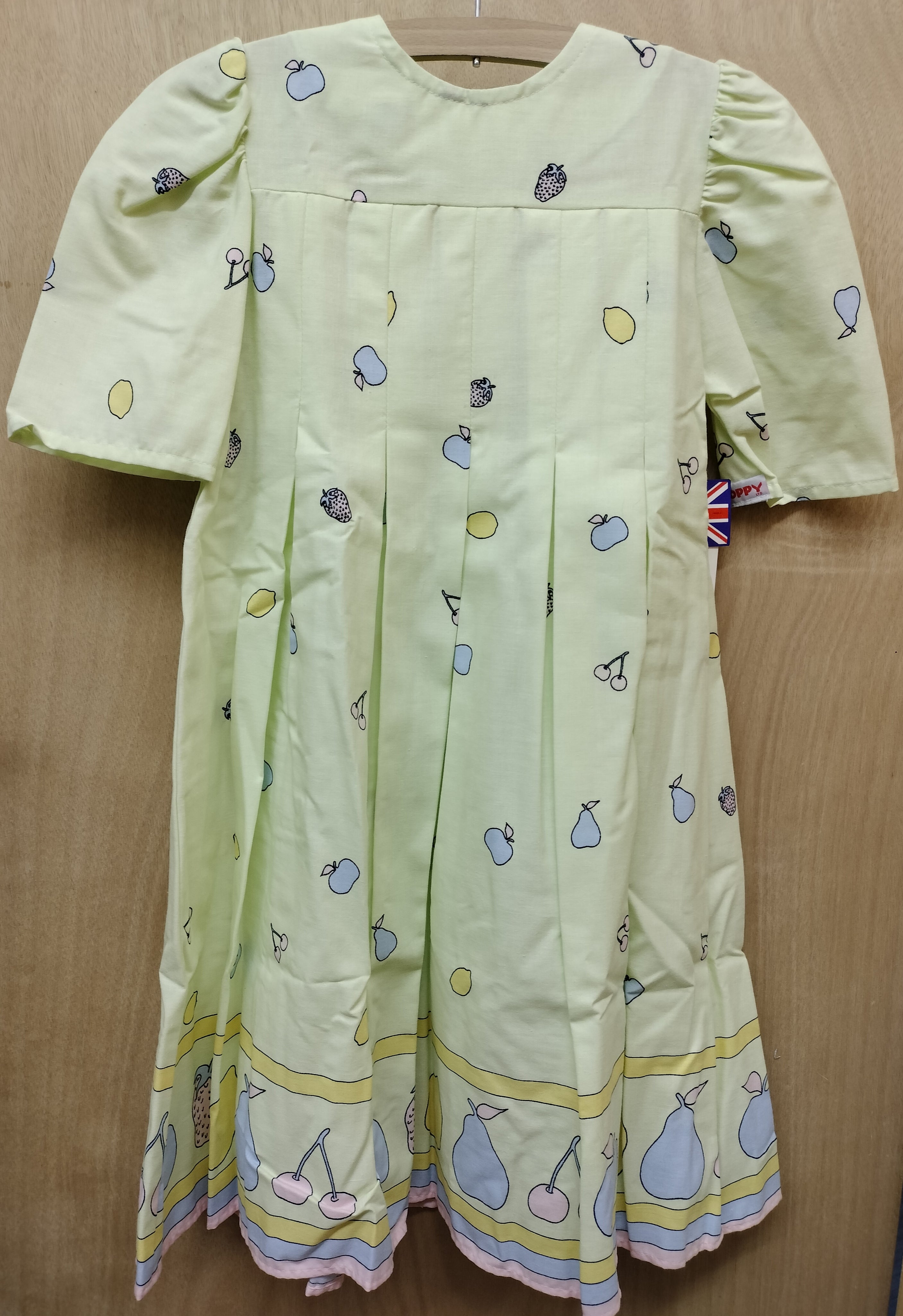 Archive Sale - Age 5-6- Pam Dress - Green Fruit
