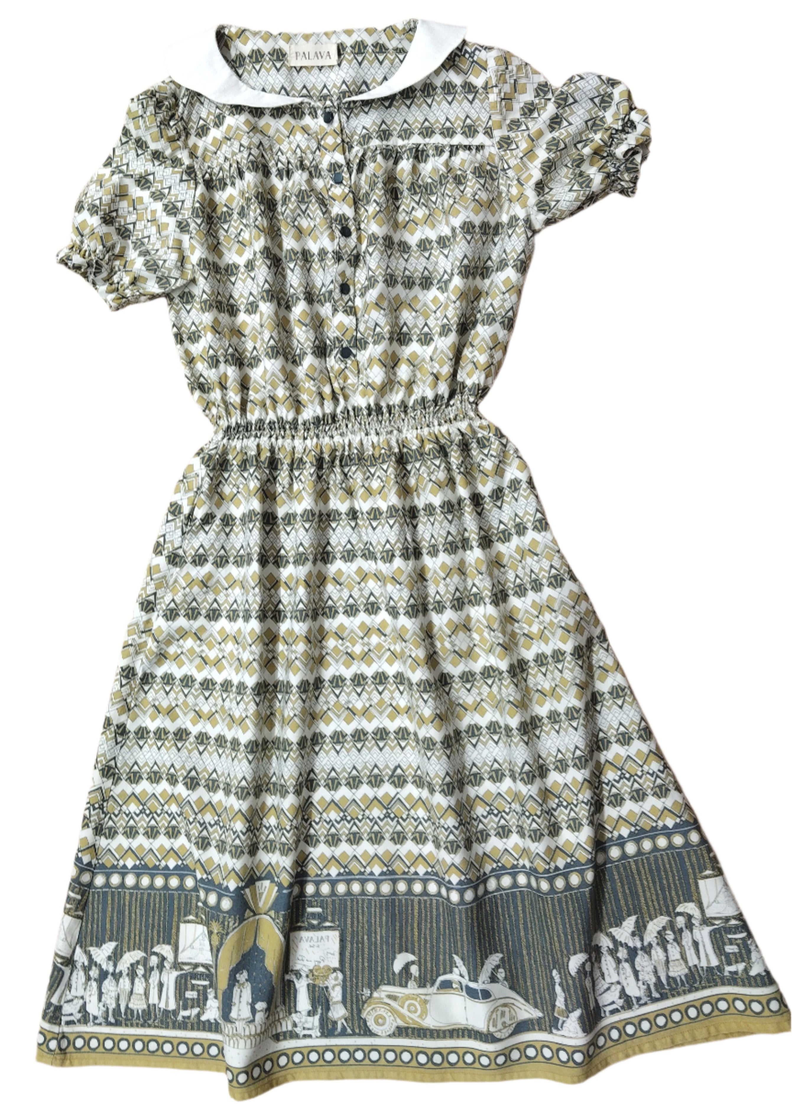 PRE LOVED - Iris Dress - Cream Moving Pictures