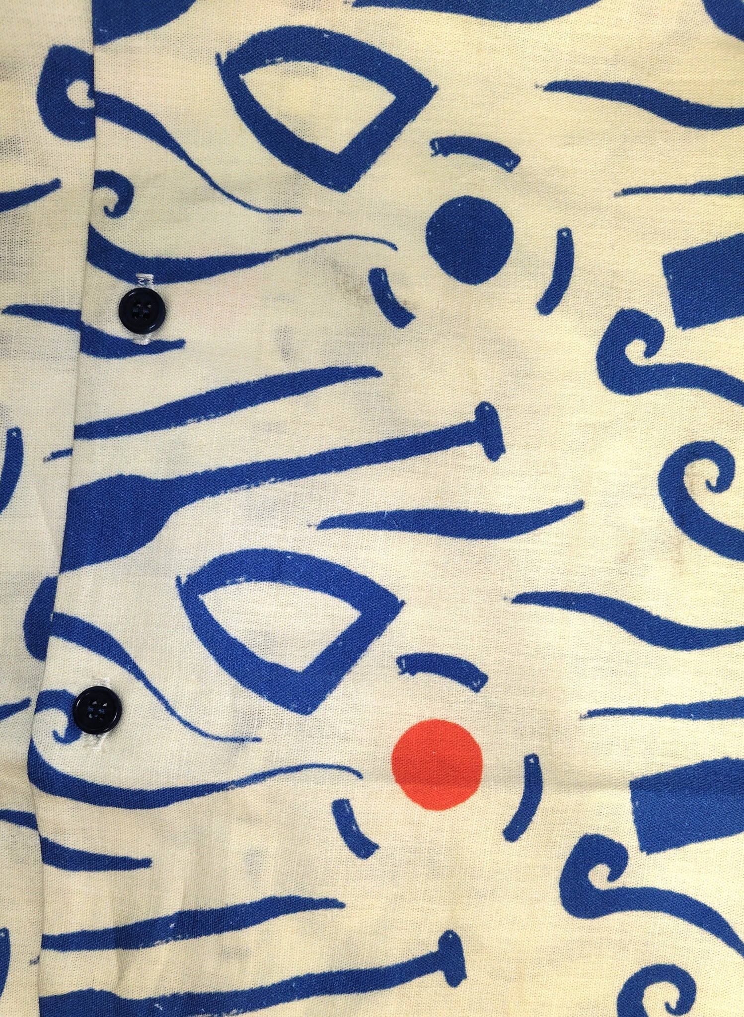 Archive Sale - Size L - Kit Shirt - Ivory Paddle