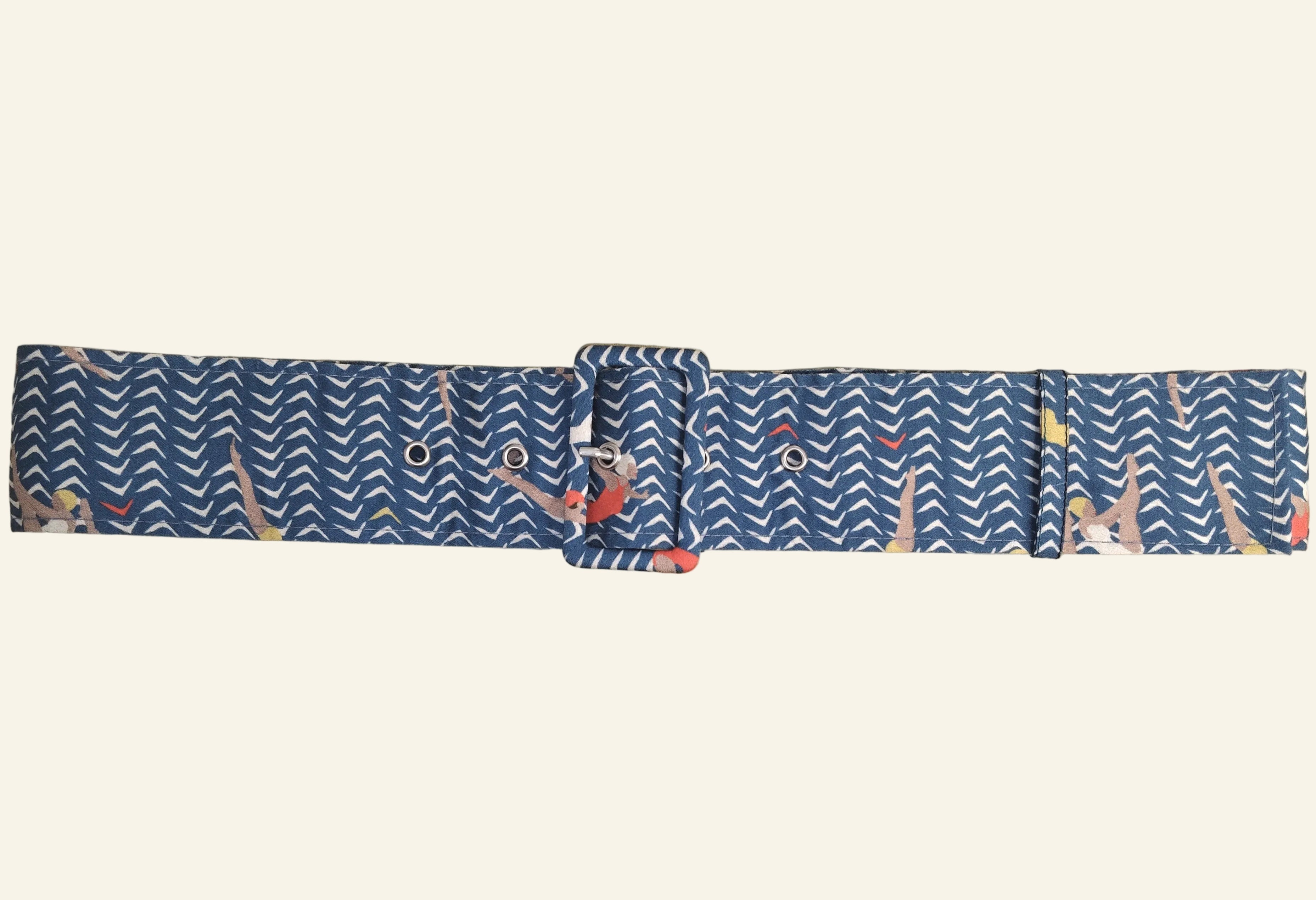 Archive Sale - Buckle belt - Navy Lido