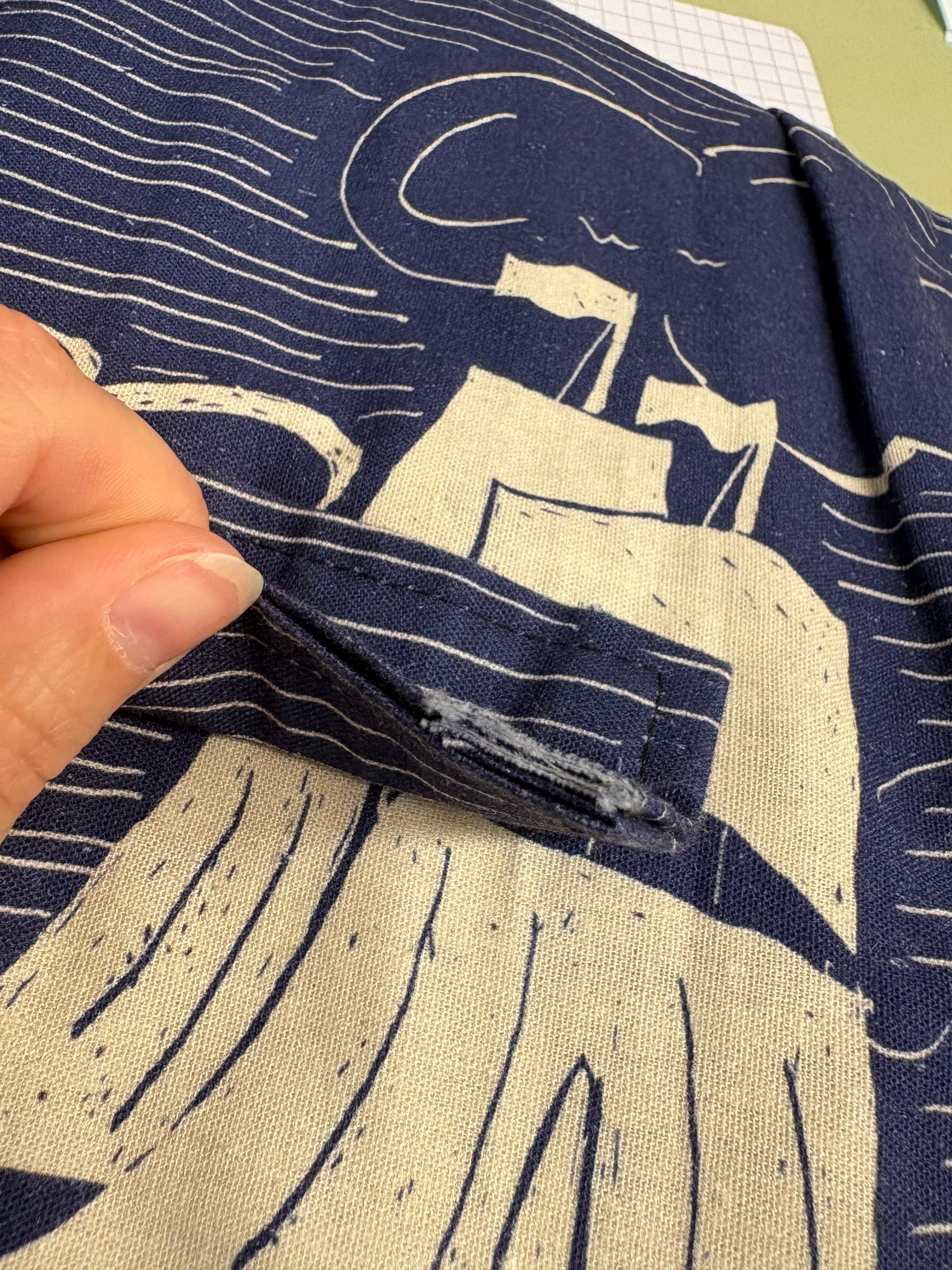 Archive Sale - Size 10 - Cynthia - Navy Shipwreck Dress