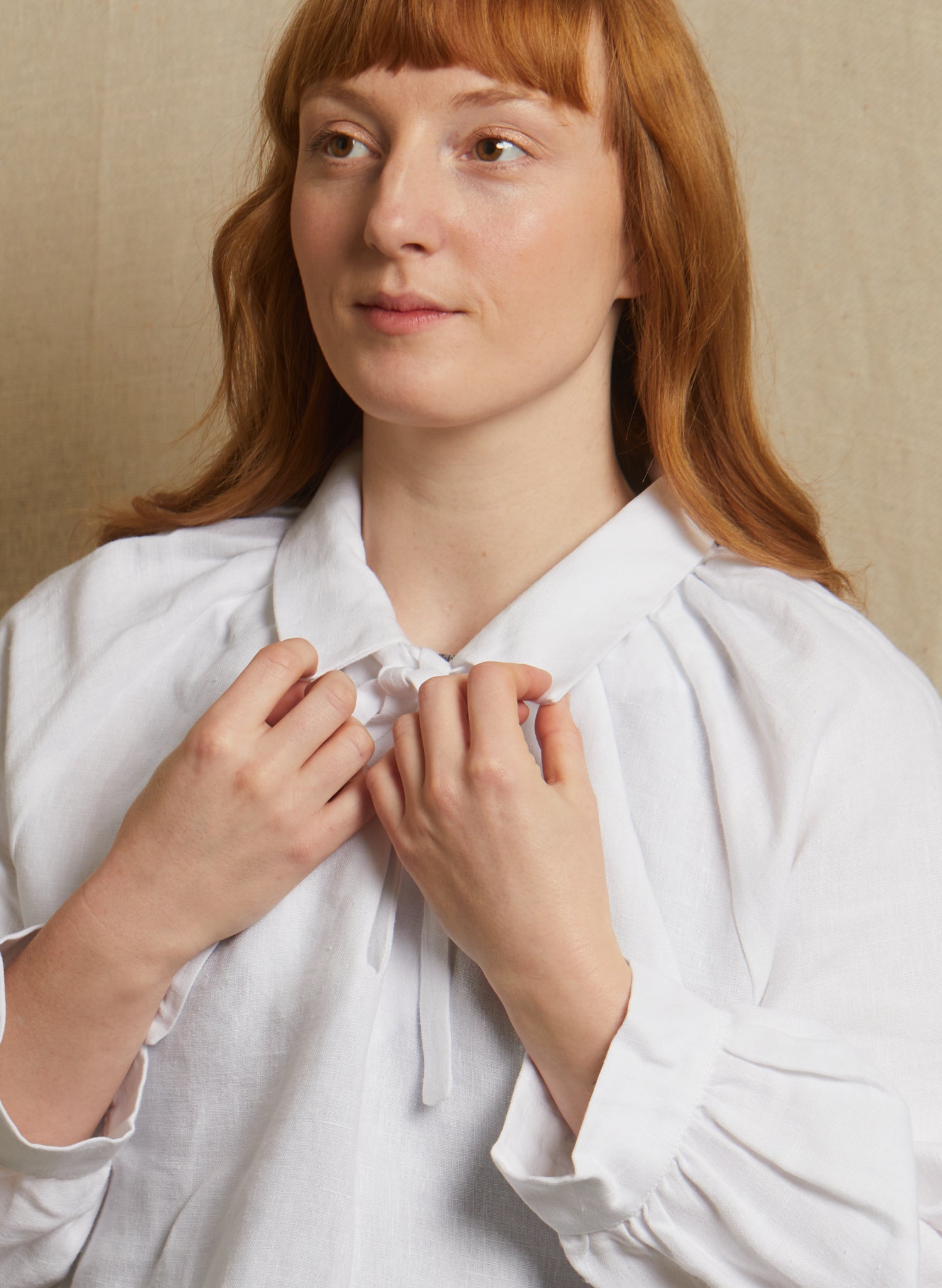 Joan Top - Ivory Plain