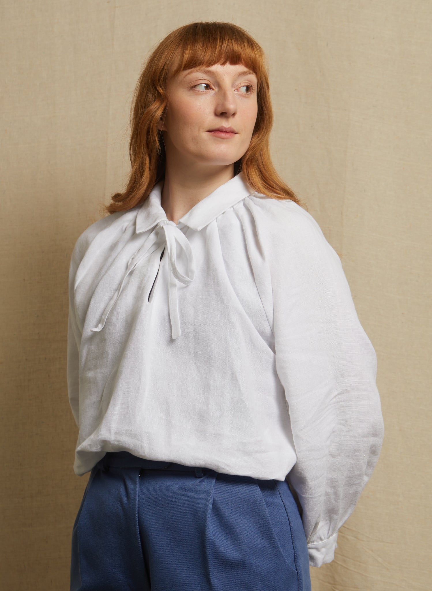 Joan Top - Ivory Plain