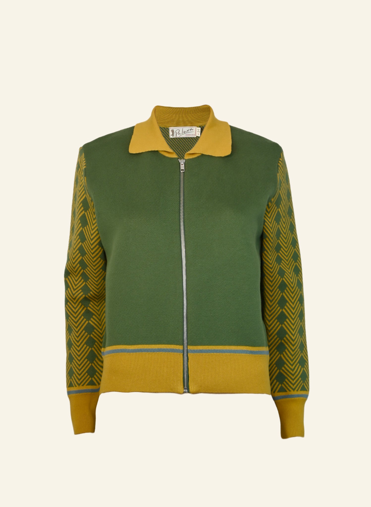 Kate - Green Eagle  Zip-Up