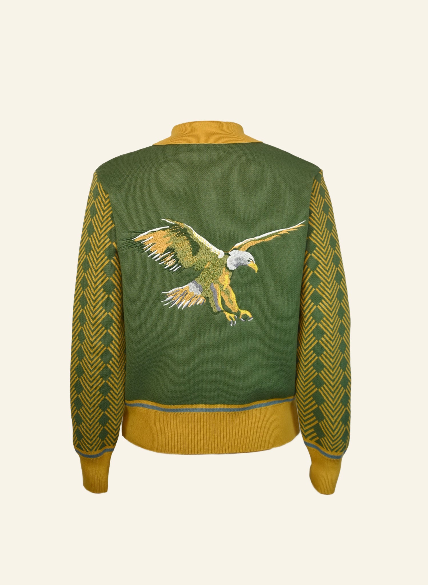 Kate - Green Eagle  Zip-Up
