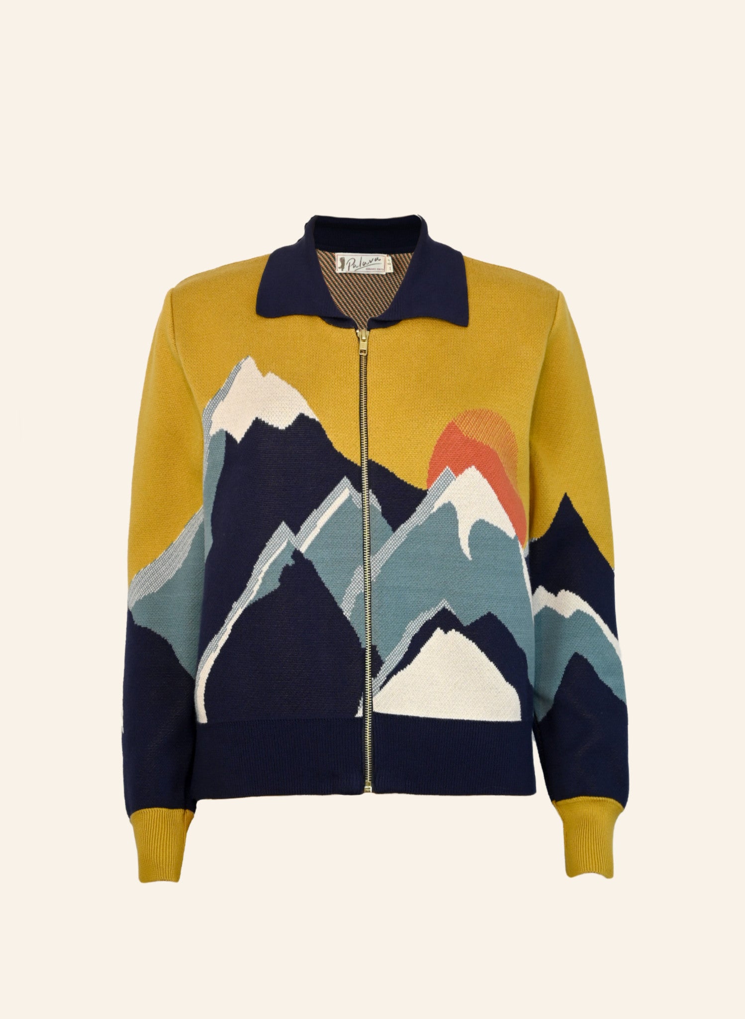 Kate - Mustard Peak  Zip-Up