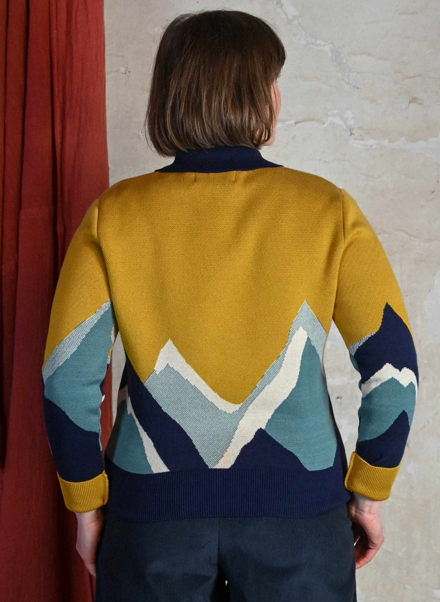 Kate - Mustard Peak  Zip-Up