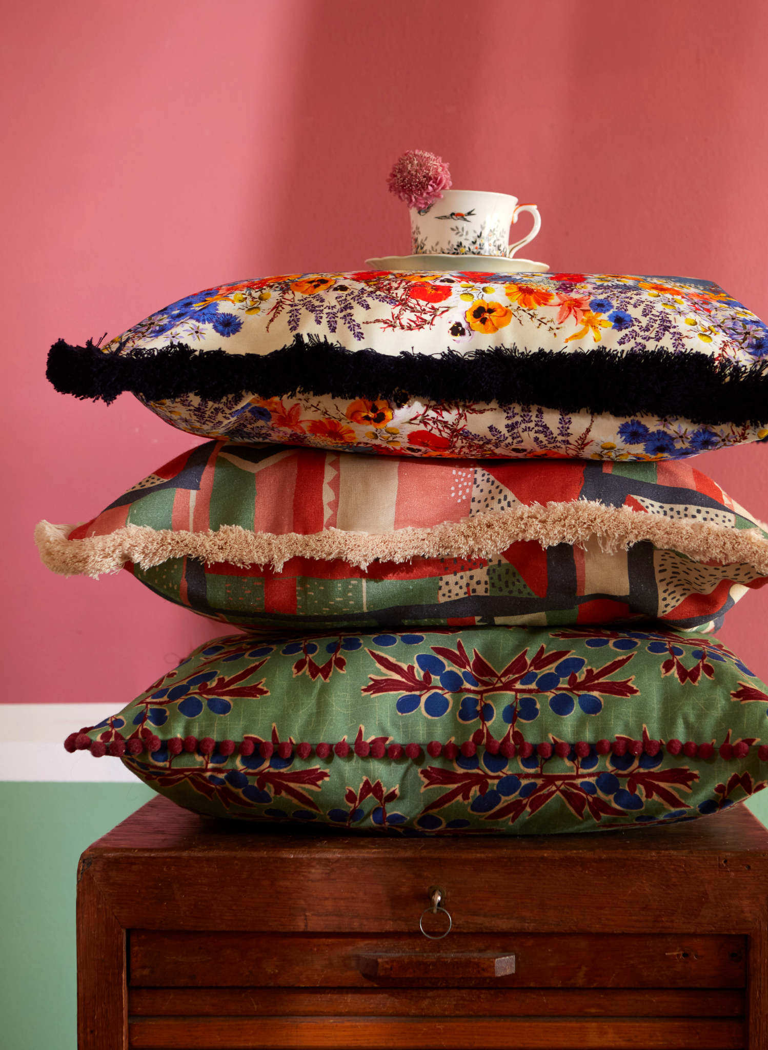 Cushion Cover - Edible Flowers