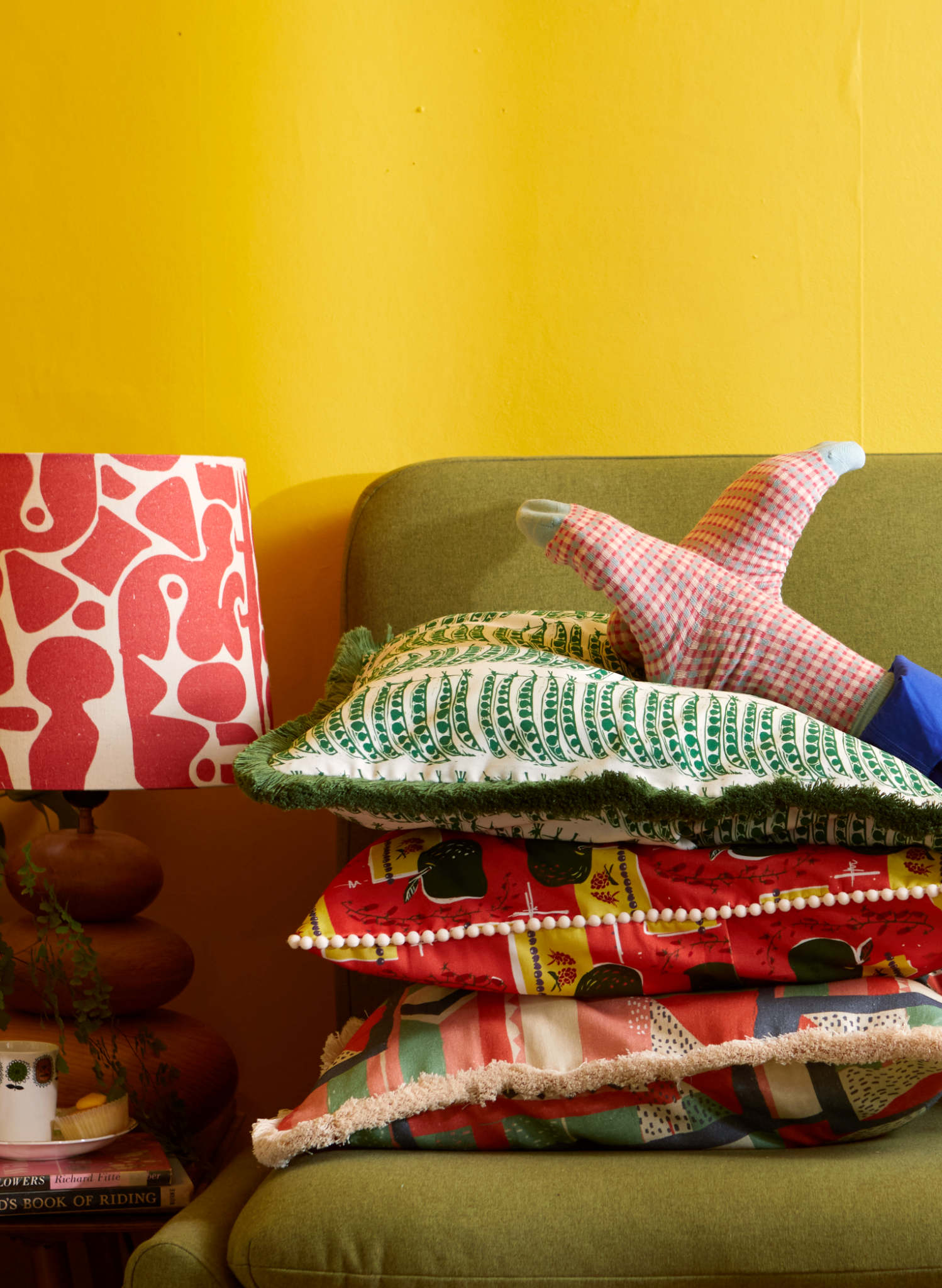 Cushion Cover - Green Peas