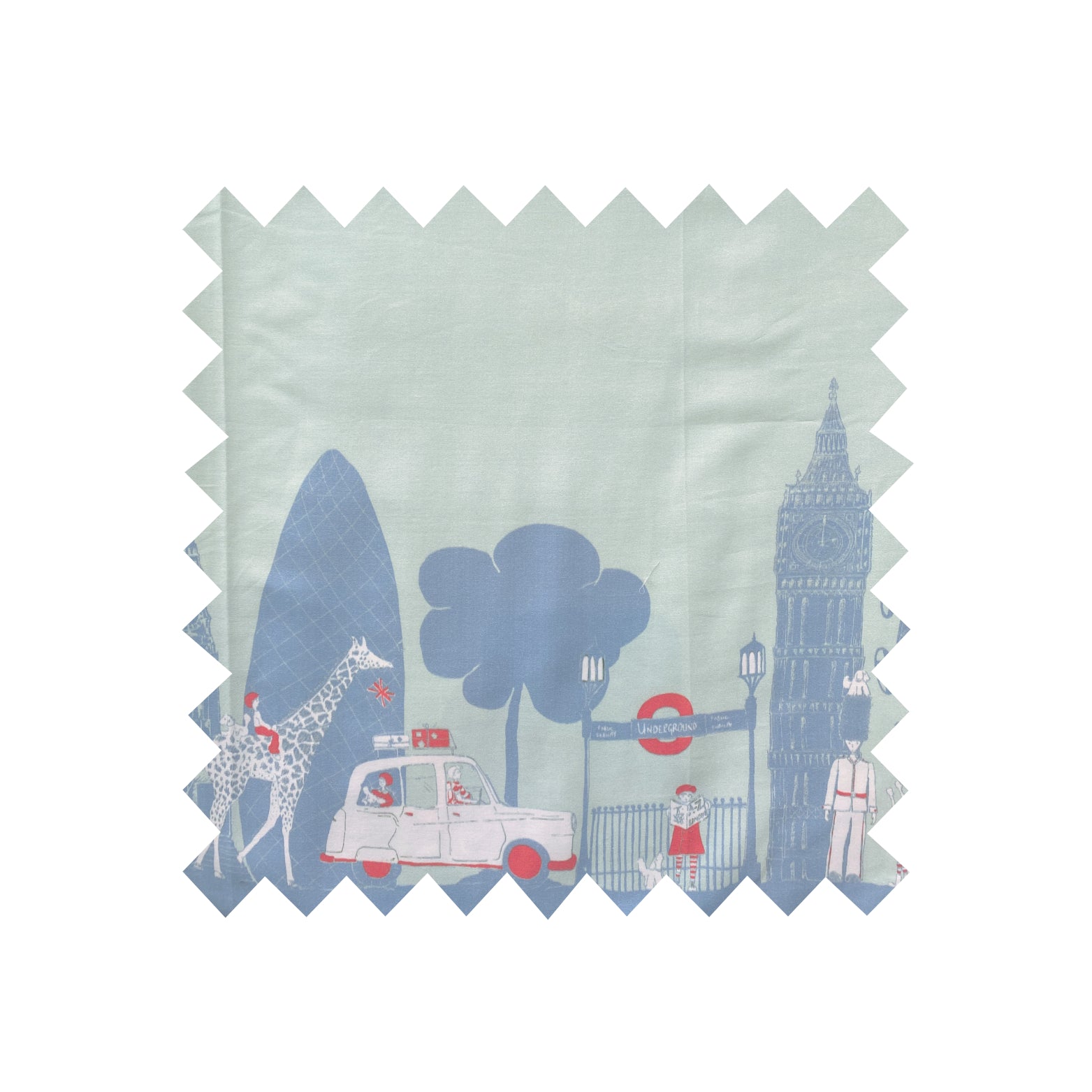 Remnant - 148x184cm - London Mint - Cotton Sateen