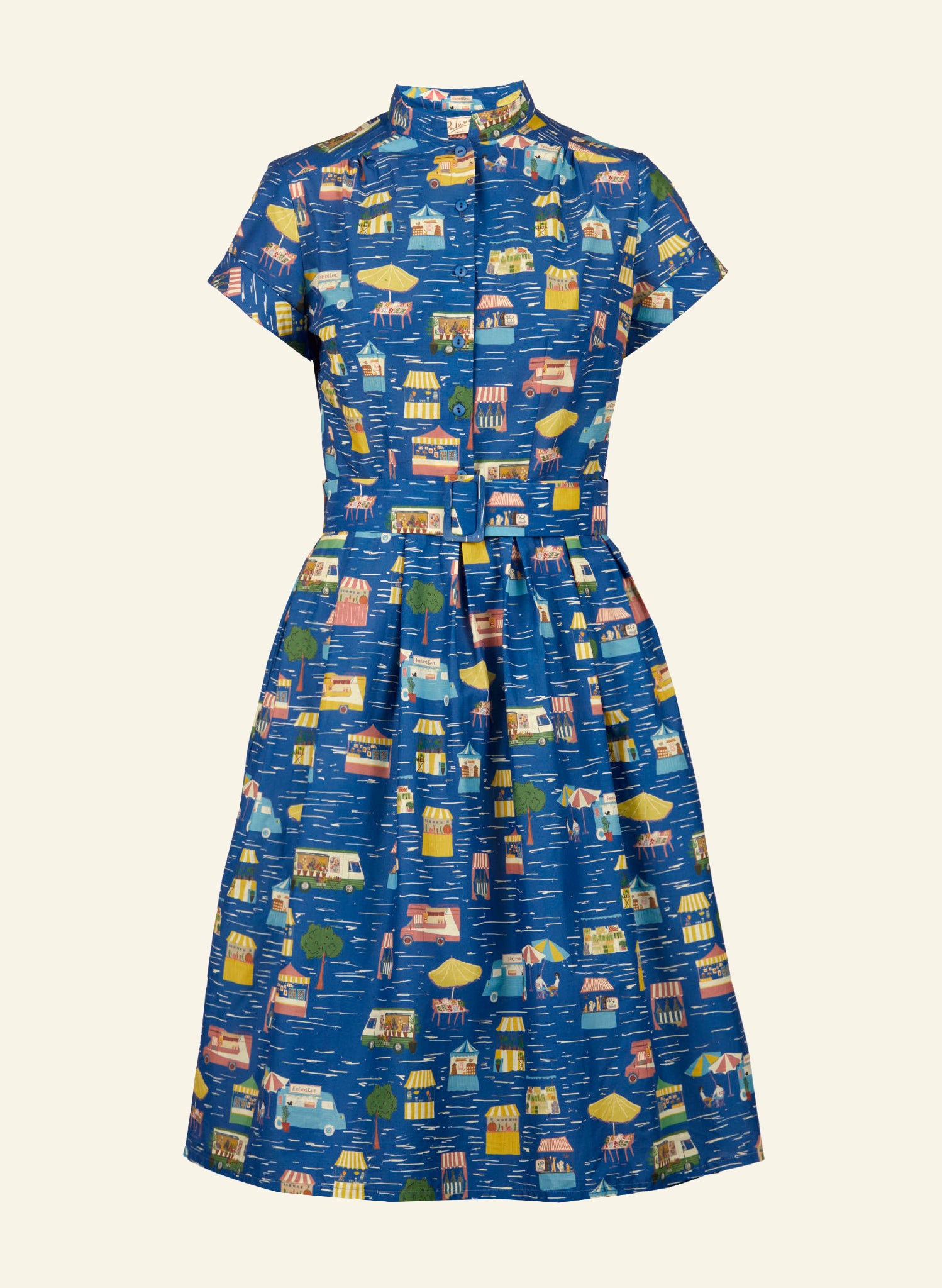 Louise Dress - Blue Festival