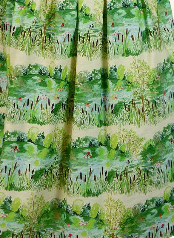 Green Wild Swimmers Dress | Cotton & Linen | Made in UK