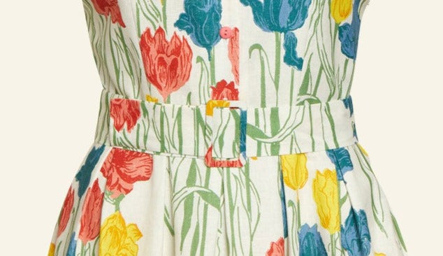 Archive Sale - Buckle Belt - Tulips