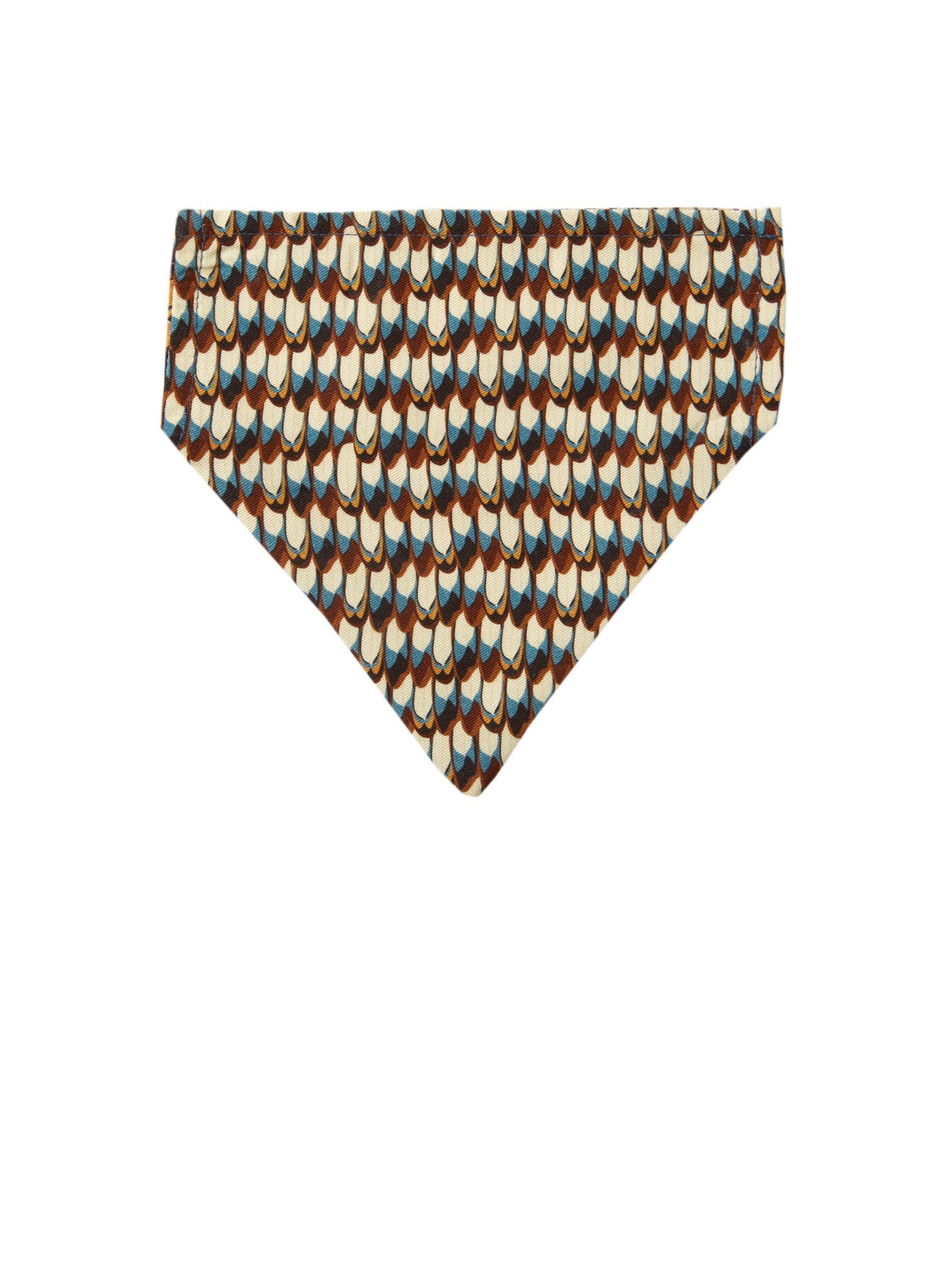 Dog Bandana - Marbled/Ruffled Feathers