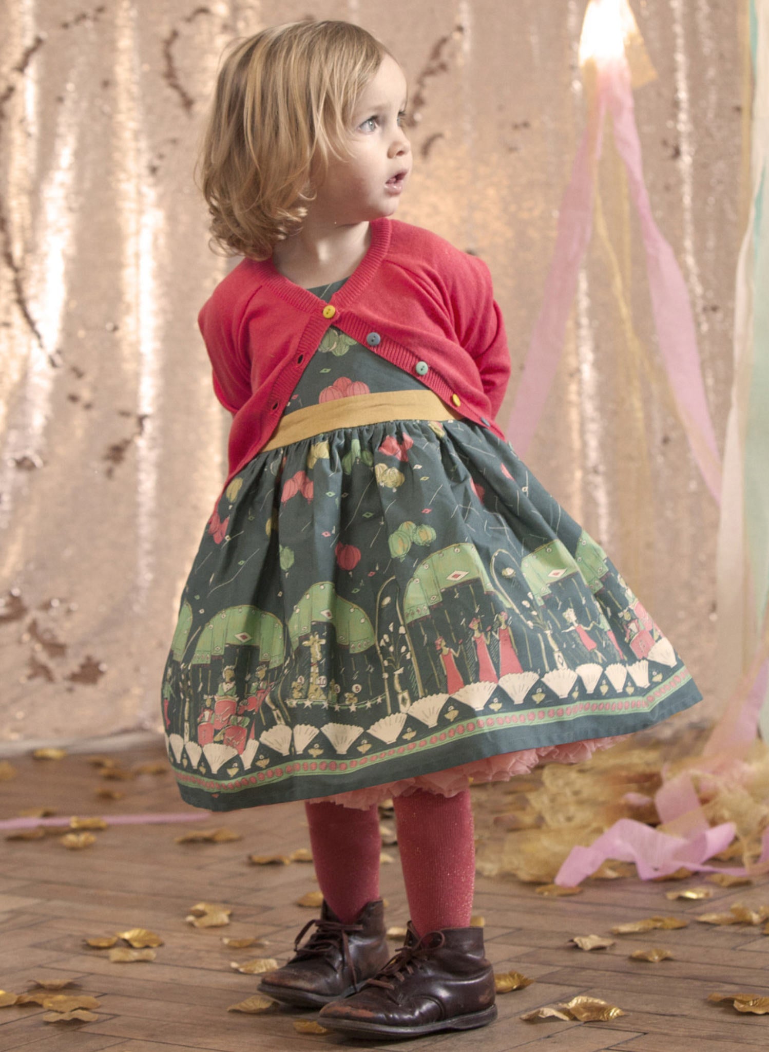 Martha - Teal Ballroom Children's Dress