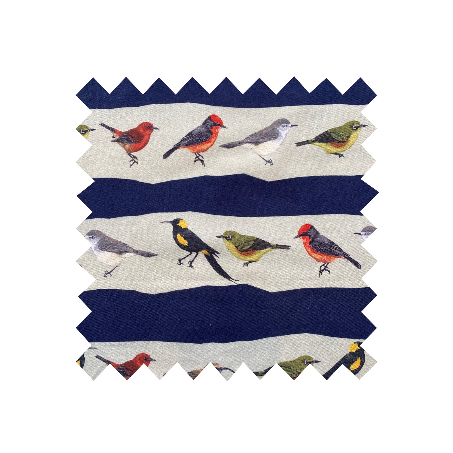 Remnant - 75x106cm - Navy Lost Birds - Twill