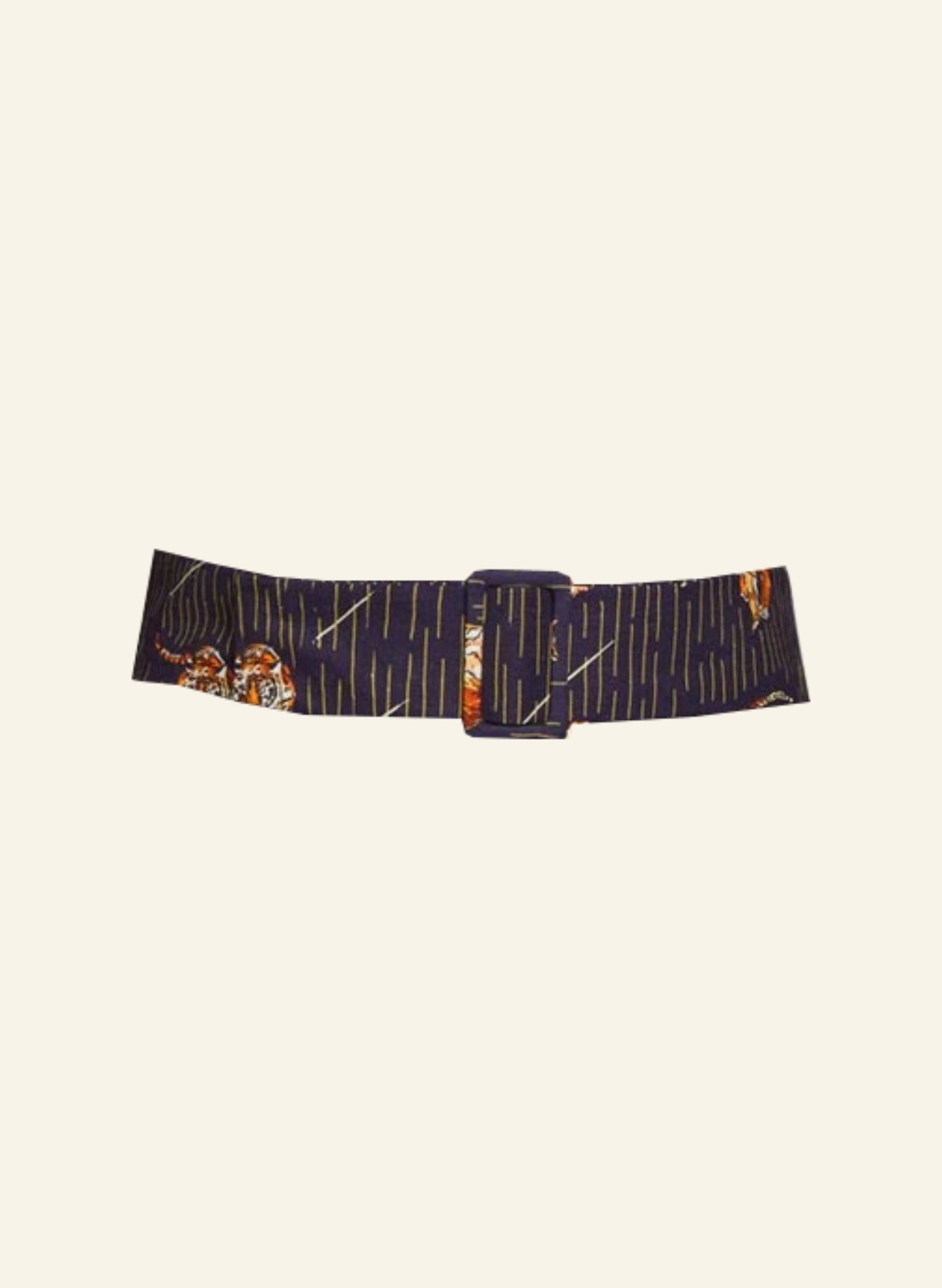 Archive Sale - Buckle belt - Navy Tigers