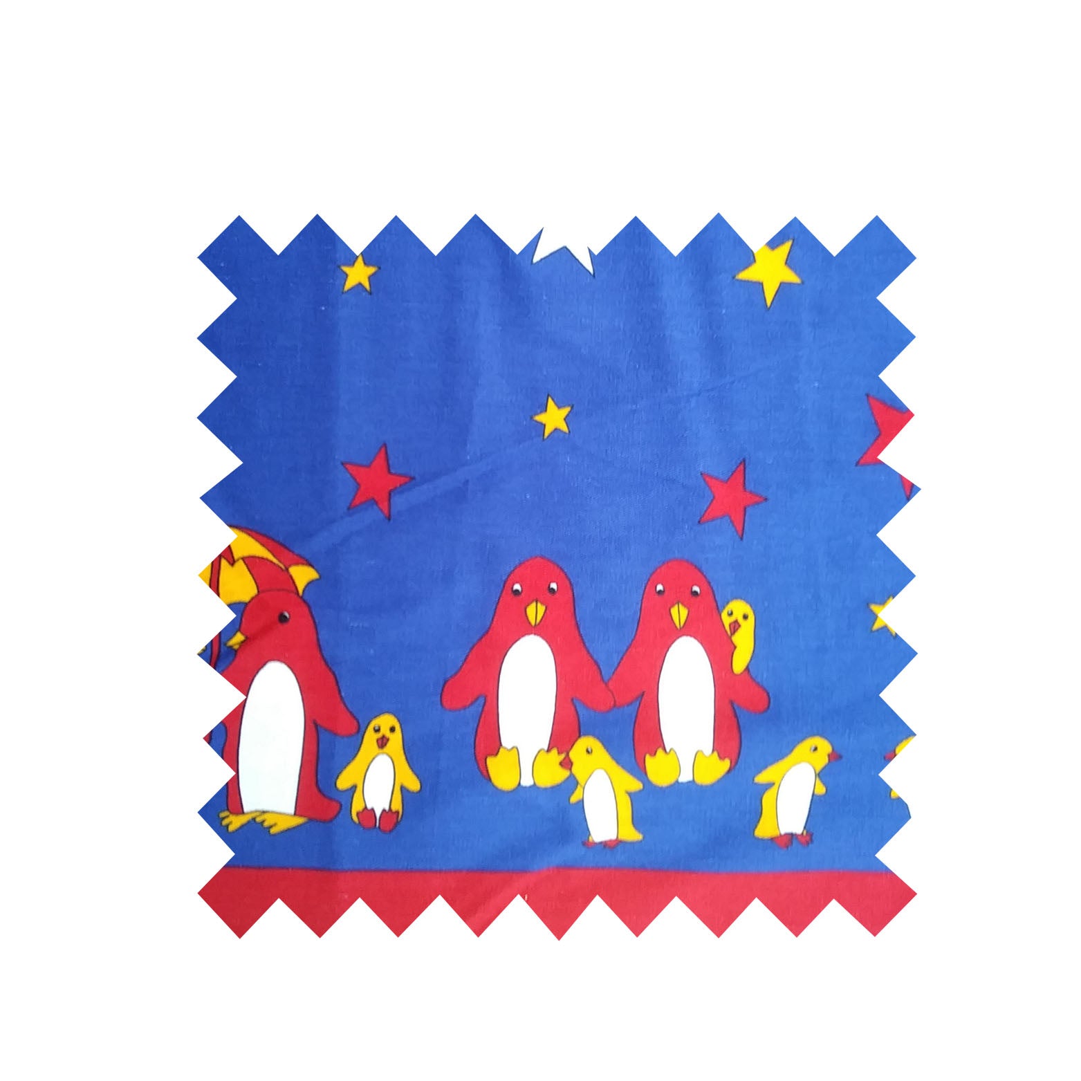 Children's Reversible Jacket - Yellow Fleece/Blue Penguin