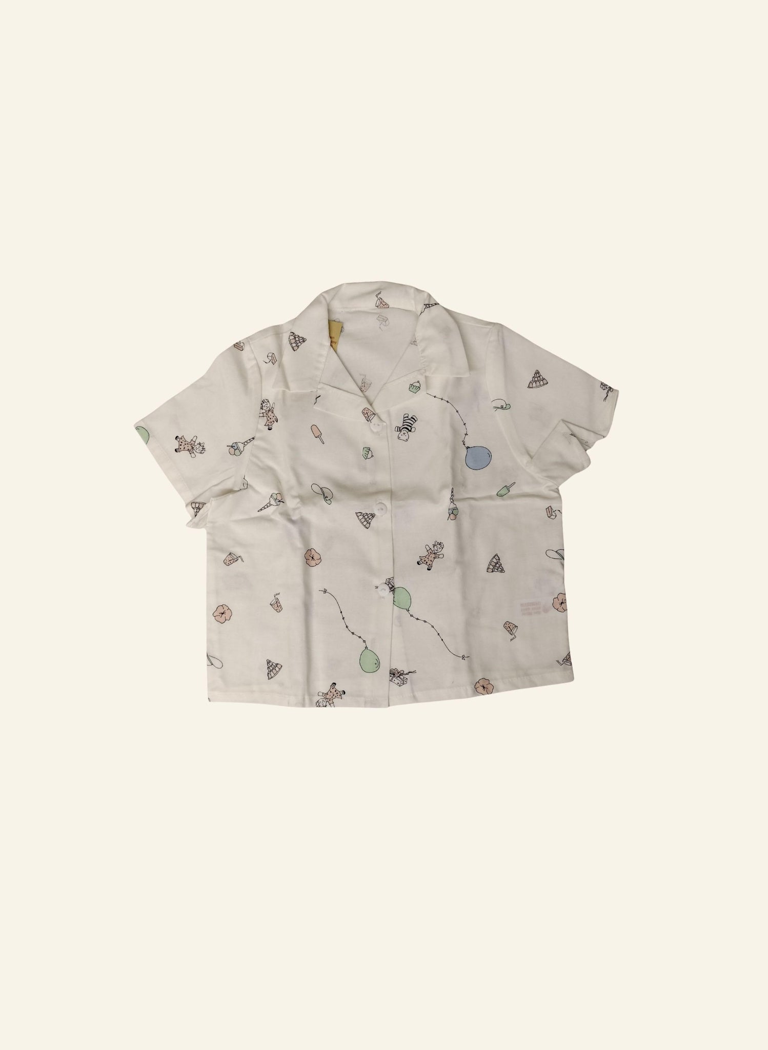 Archive Sale - Pyjamas  Birthday Bash Cream/Pink
