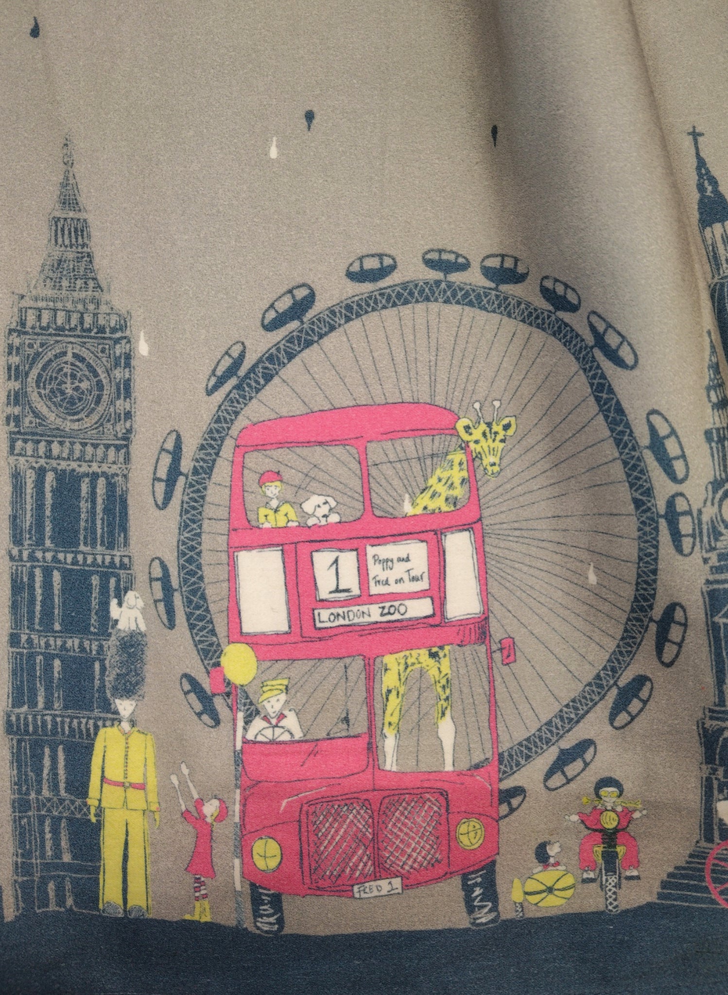 PRE LOVED - Beatrice Grey/Raspberry London