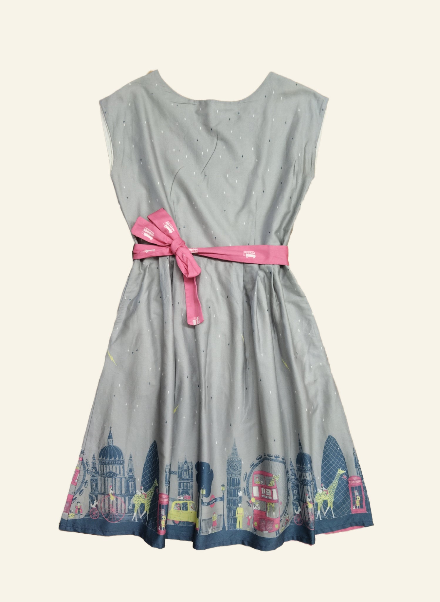 PRE LOVED - Beatrice Grey/Raspberry London