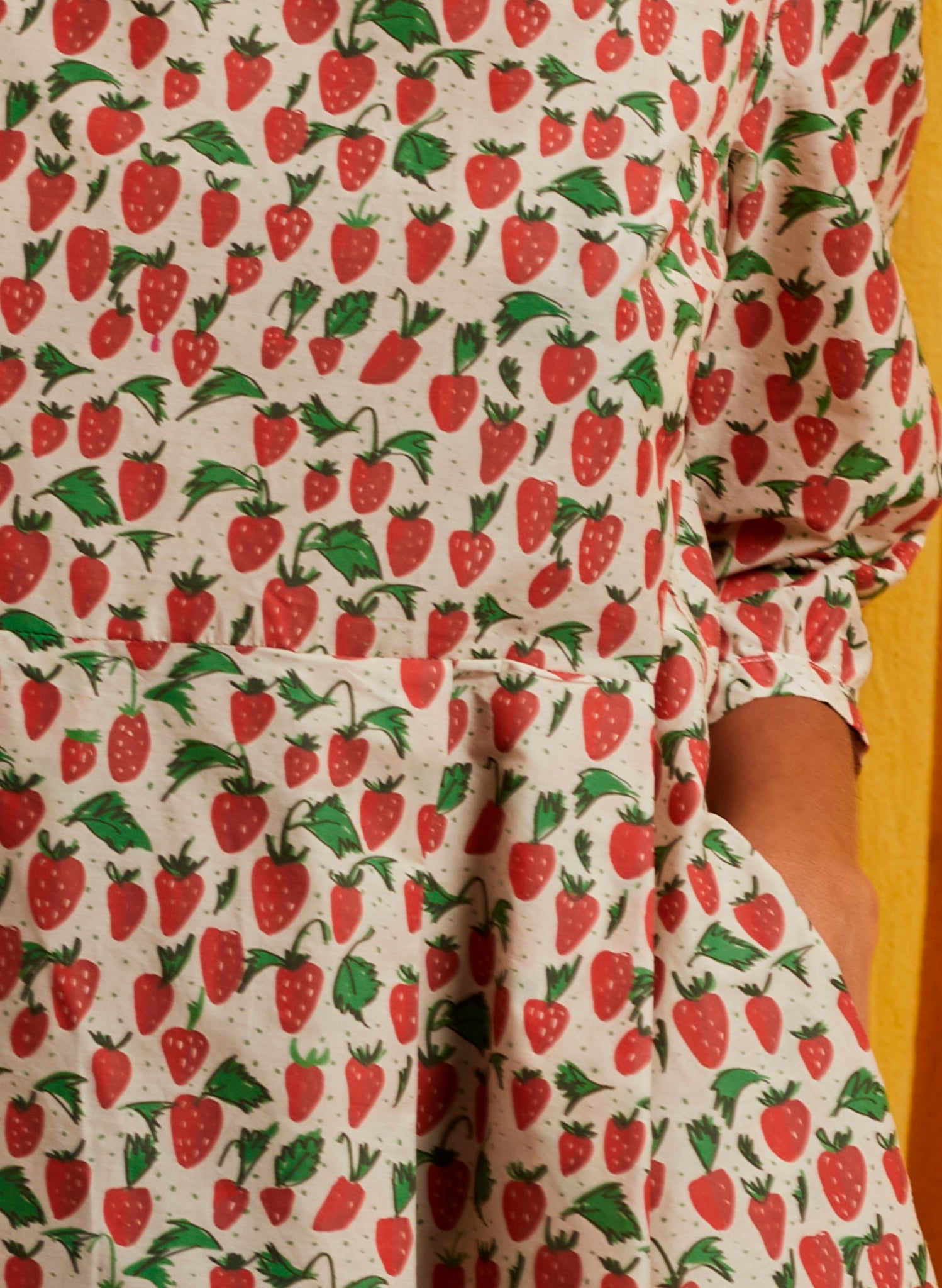 Philippa Dress - Red Strawberries