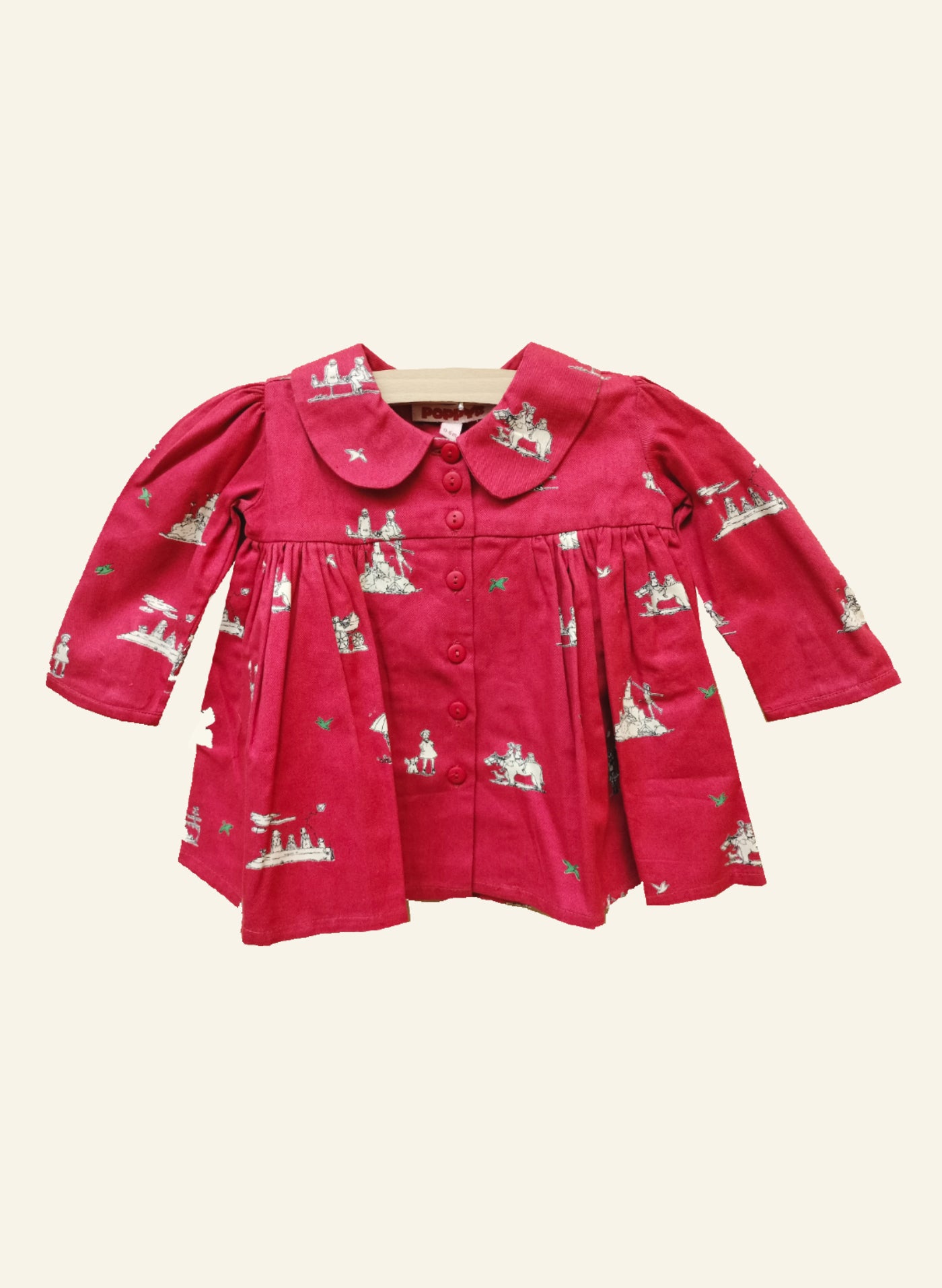 Archive Sale - Maisy - Red Tea Party - 0-6 months