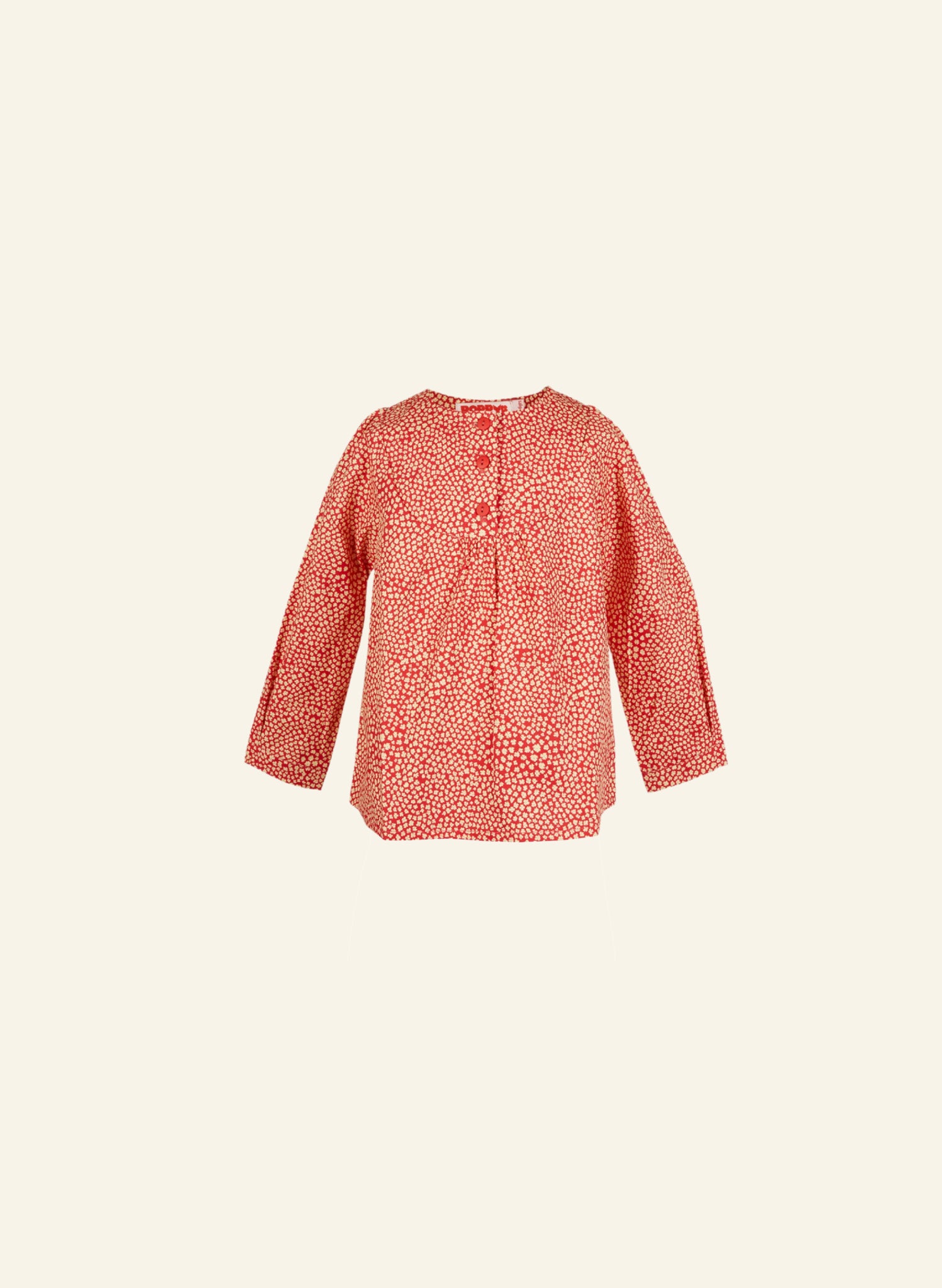 Archive Sale - Poppy - Izzy girl's blouse - Red poppy print