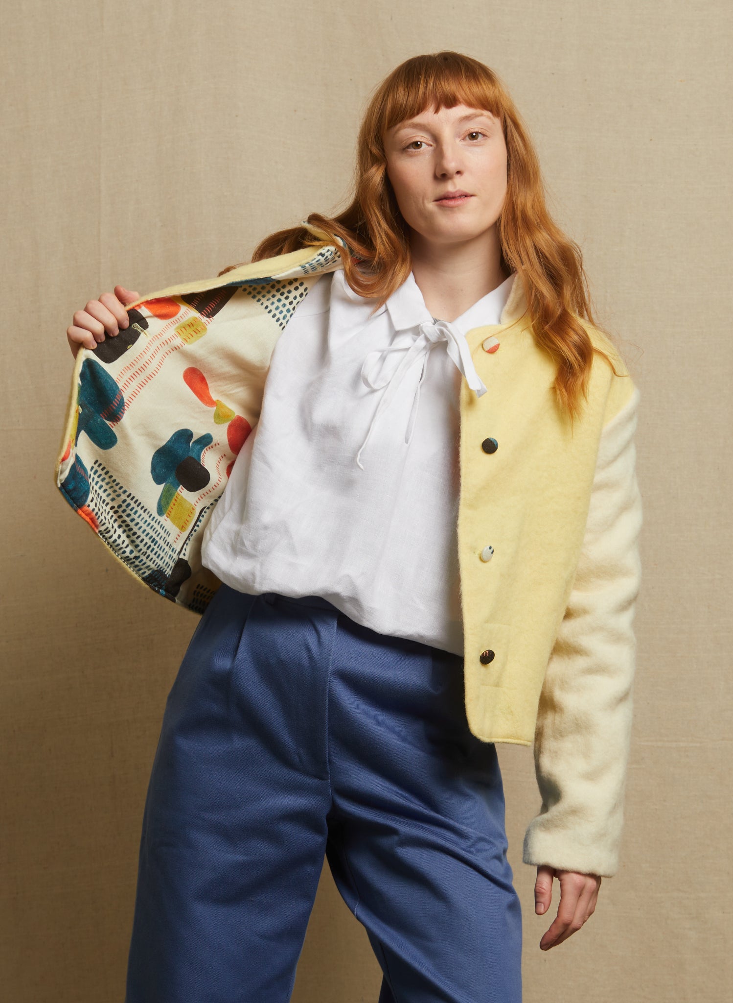 Wool Reversible Coat - No.13