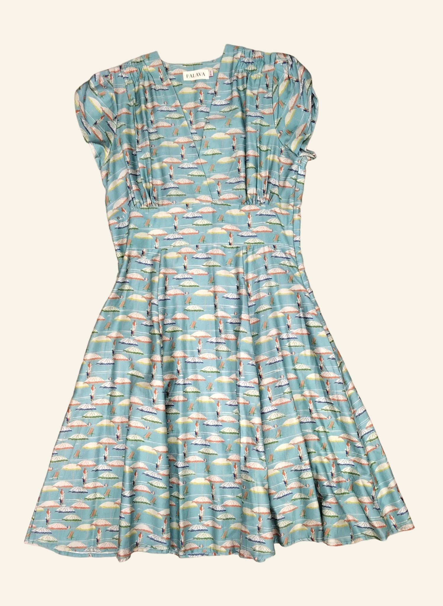 PRE LOVED - Rita - Blue Umbrellas - Size 14