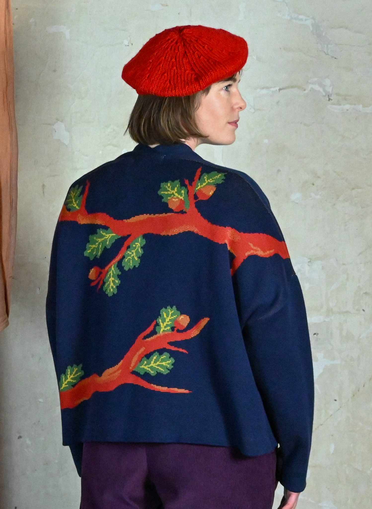 Rosalind - Navy Squirrel Kimono