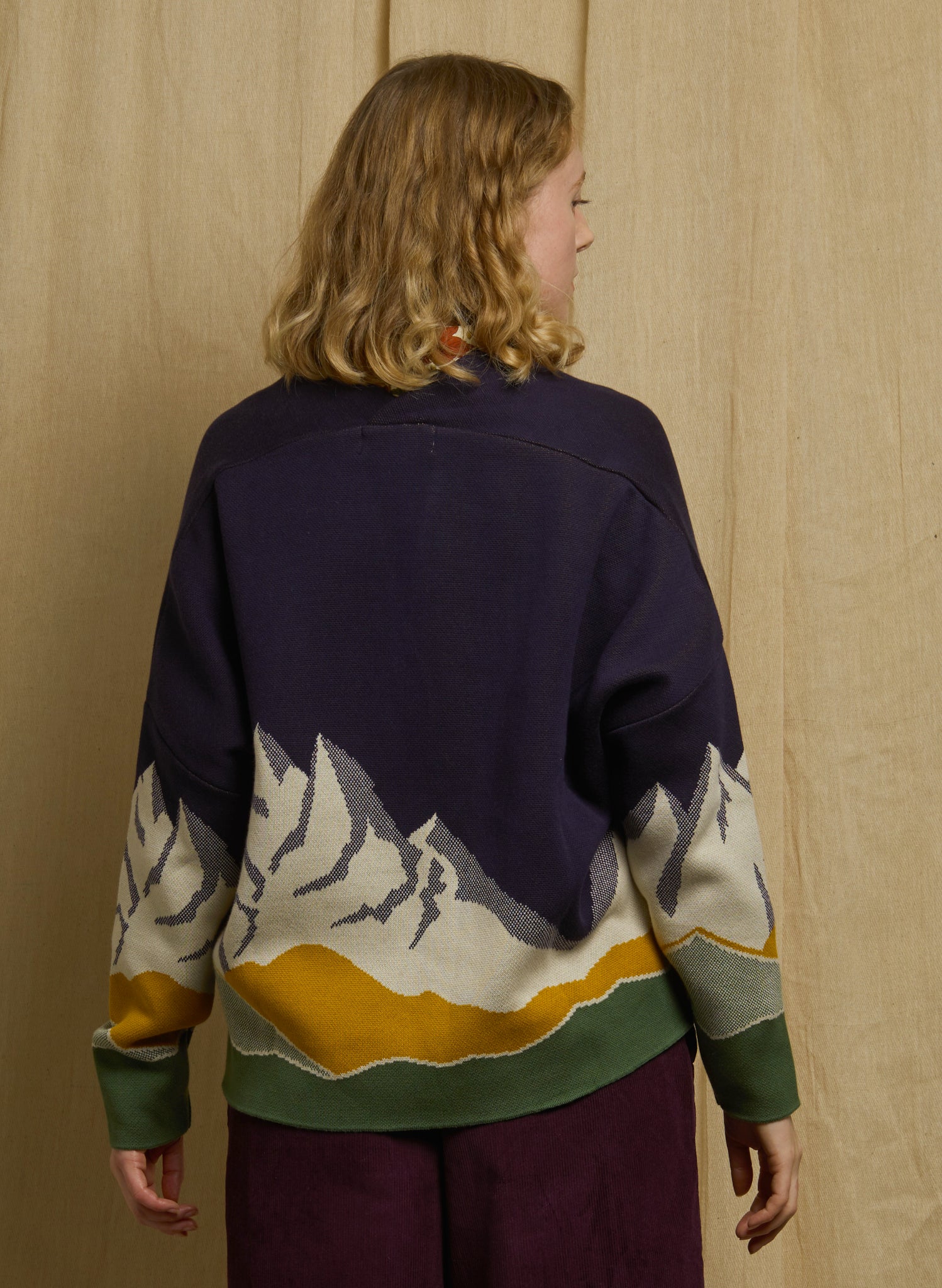 Rosalind - Navy Alpine Kimono