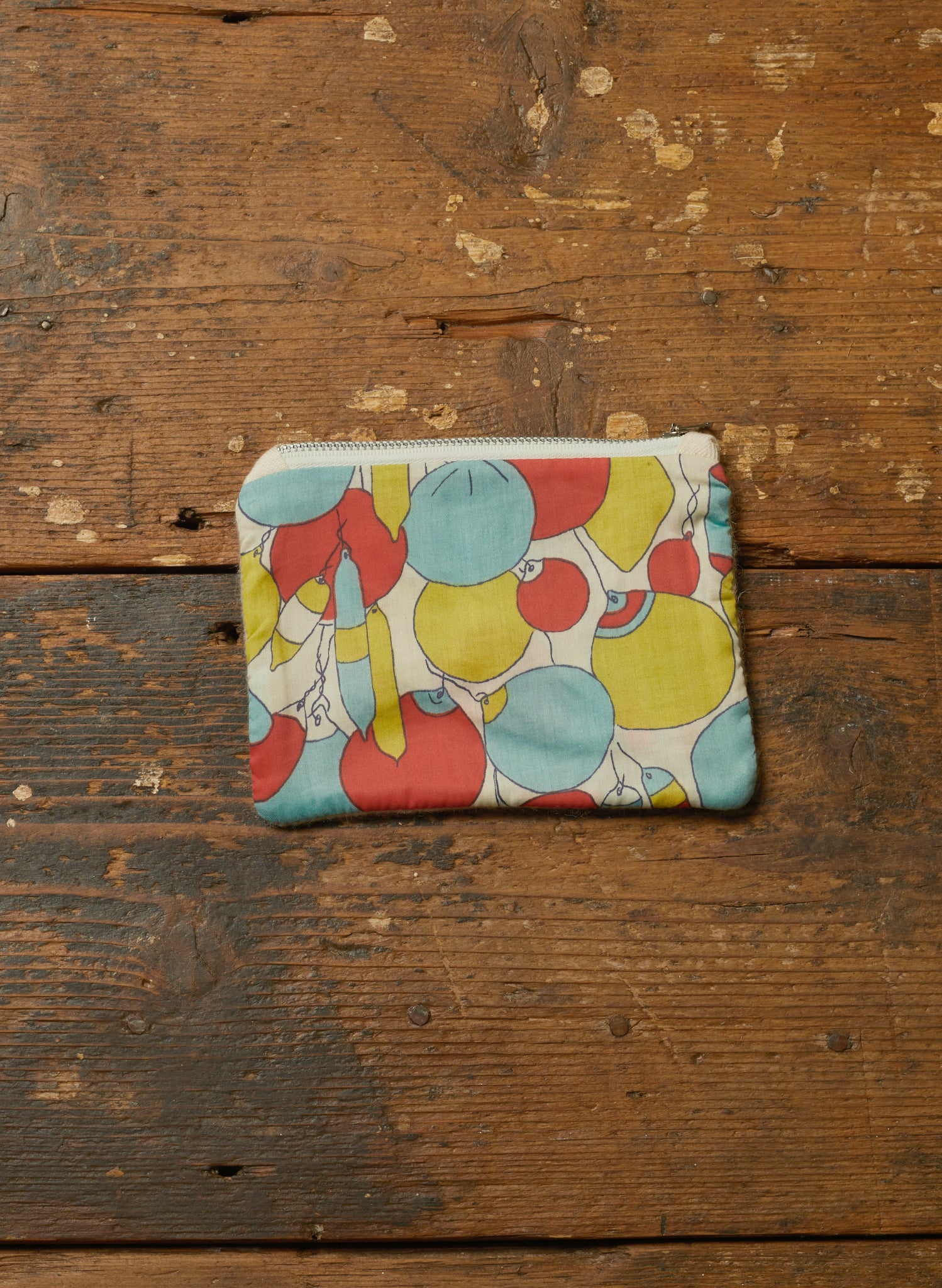Zip Pouch- Small - Multi Buoys