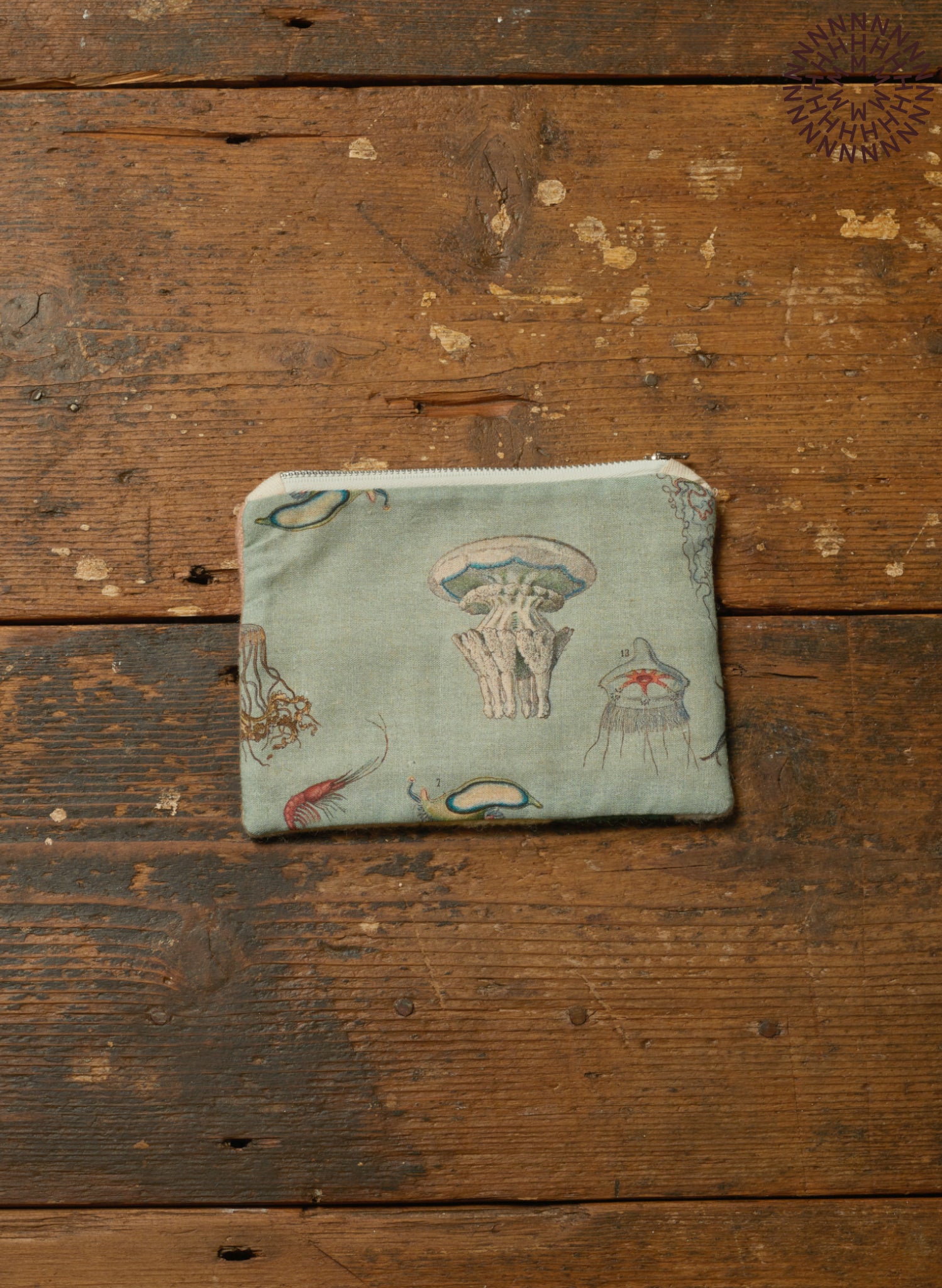 Zip Pouch- Small - Ocean Jellyfish