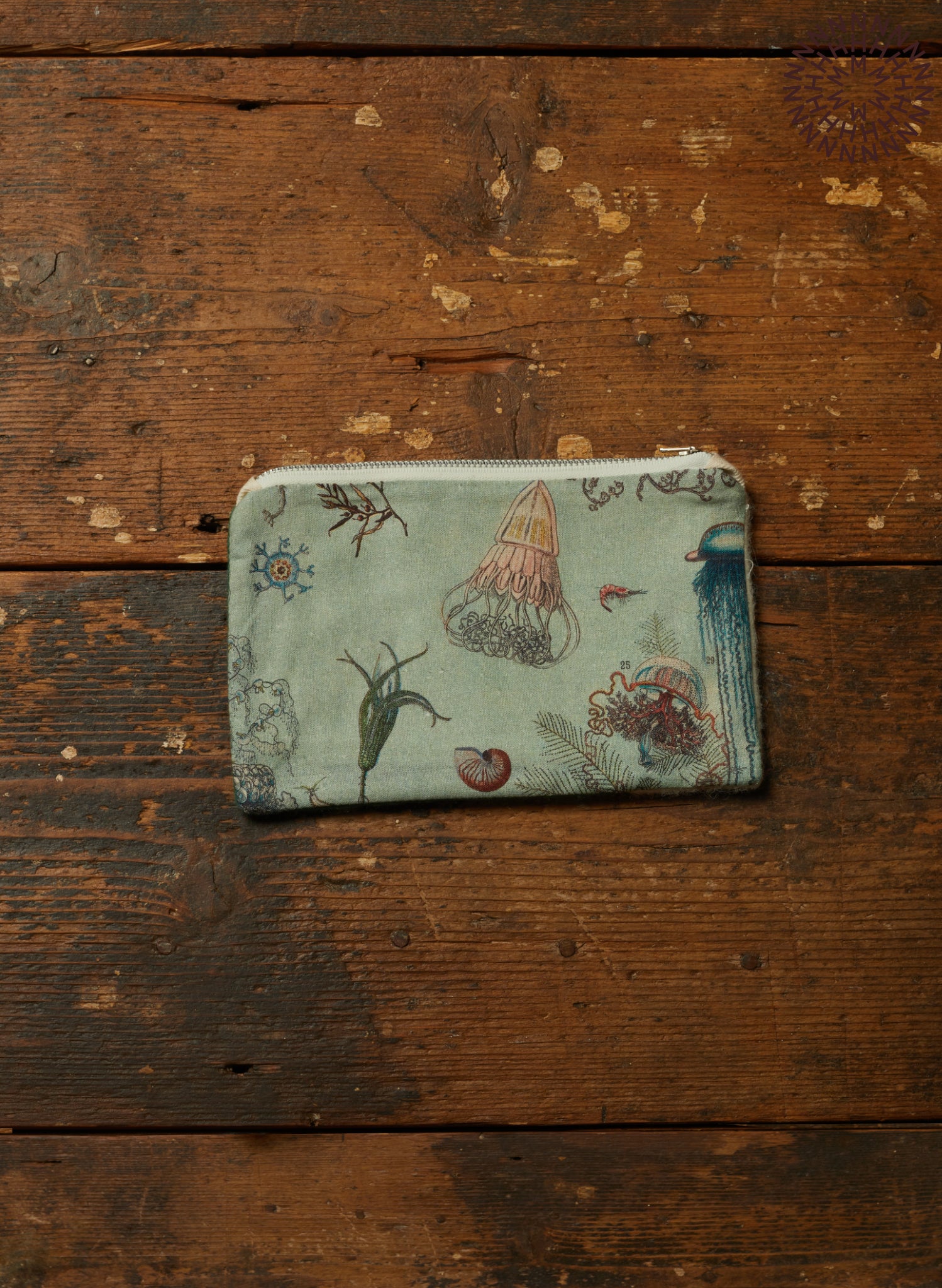 Zip Pouch- Small - Ocean Jellyfish
