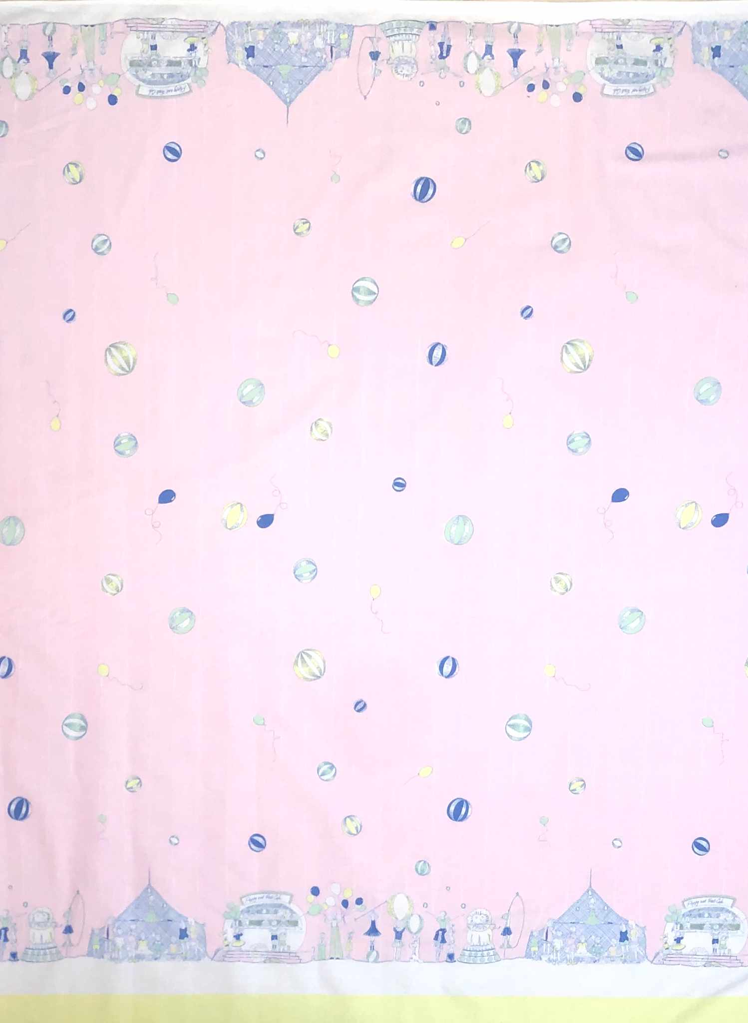 Seconds Circus Roll Up Roll Up - Pink - Cotton Fabric