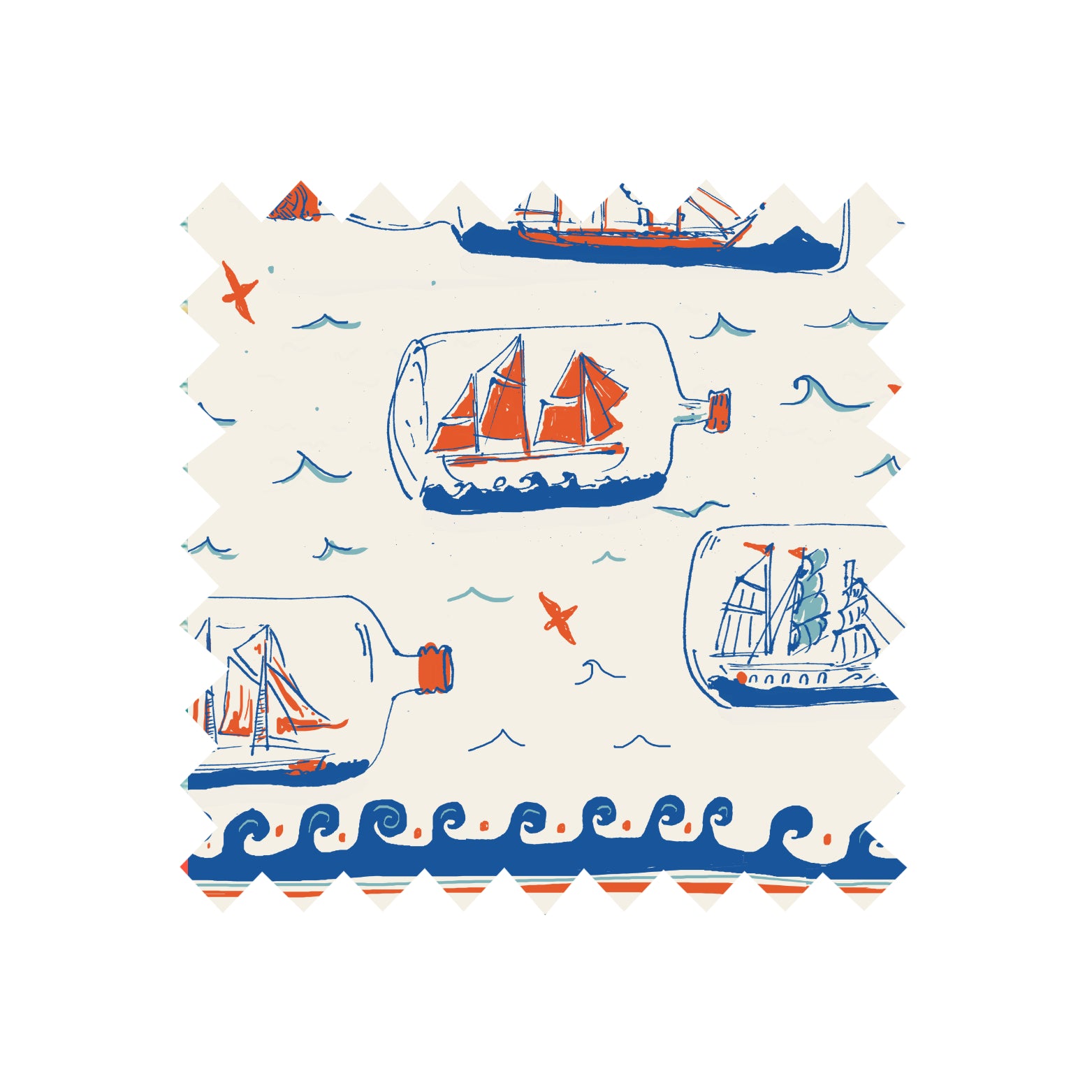 Remnant - 35x166cm - Lost at Sea - Tencel