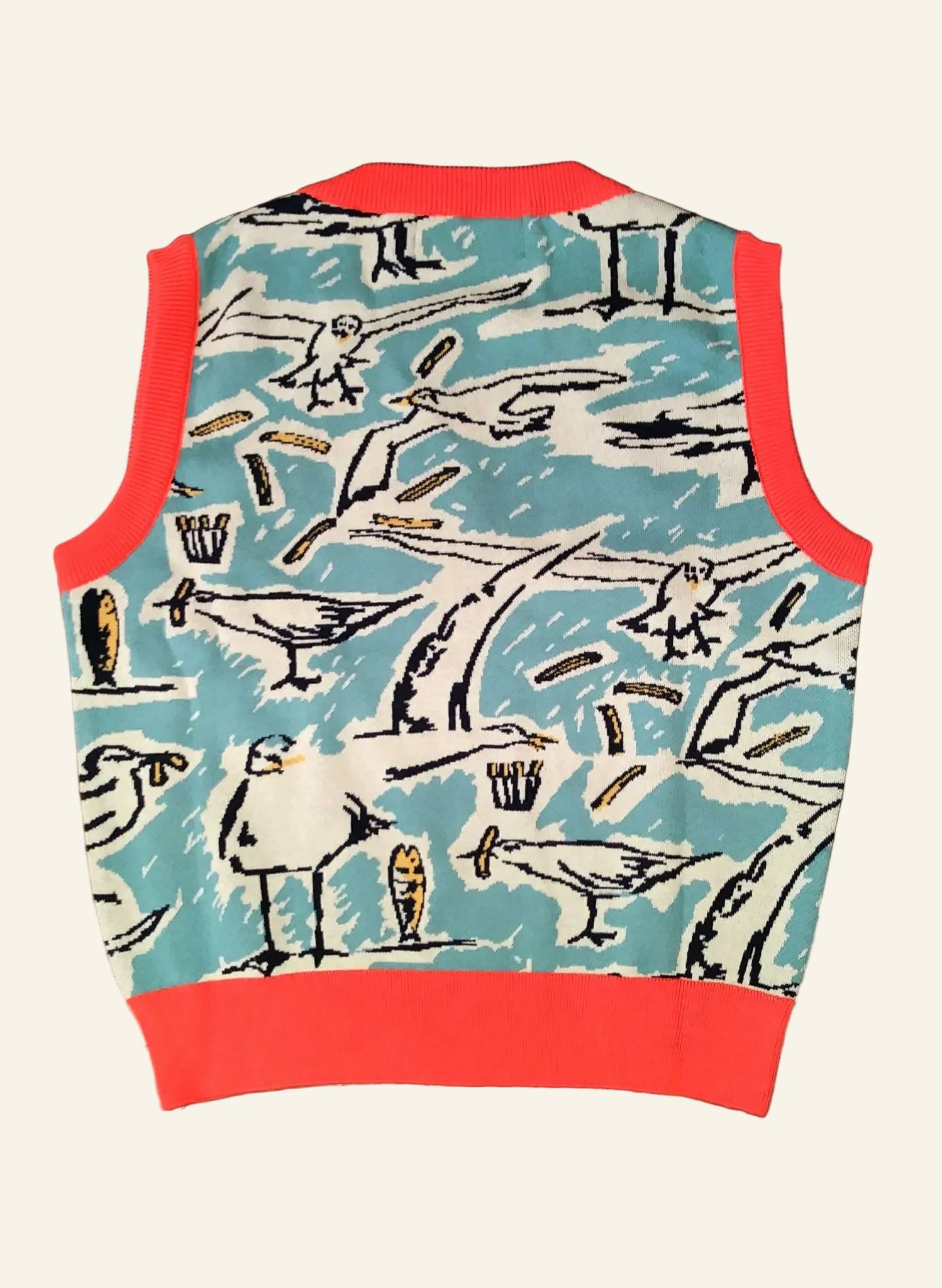 Archive Sale - Size S - Shirley Tank Top - Seagulls