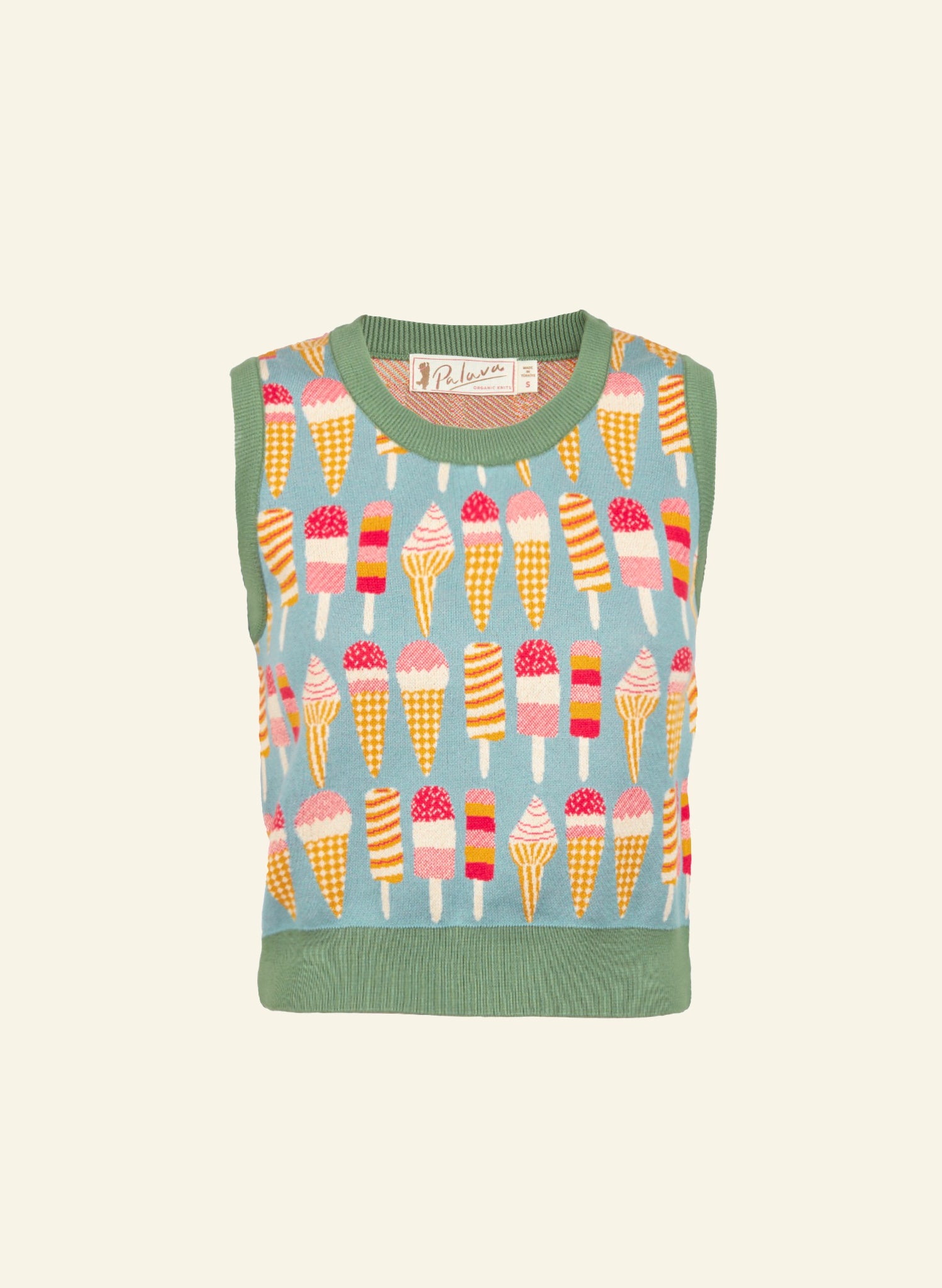 Shirley - Teal Ice Cream Waistcoat