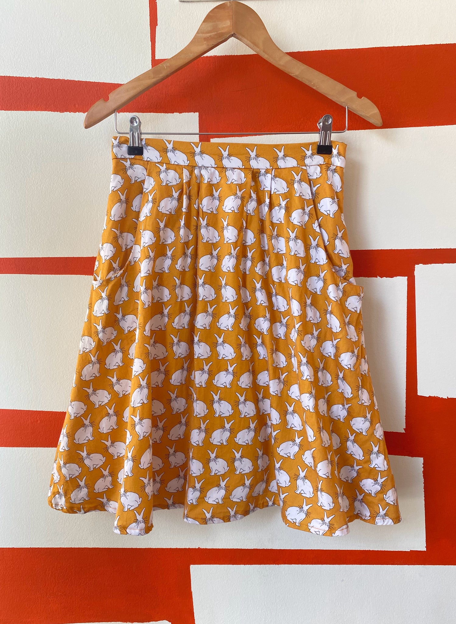 PRE LOVED - Marilyn Skirt - Mustard Rabbit