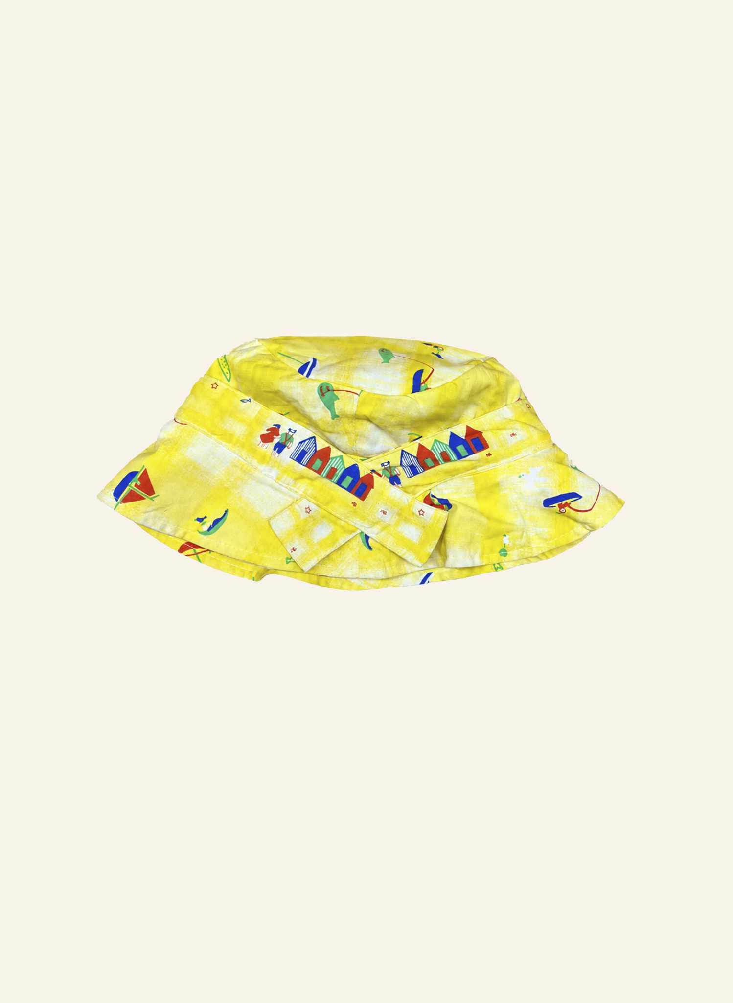 Archive Sale - Vintage Palava Kids - Sun Hat - Seaside Beach Huts