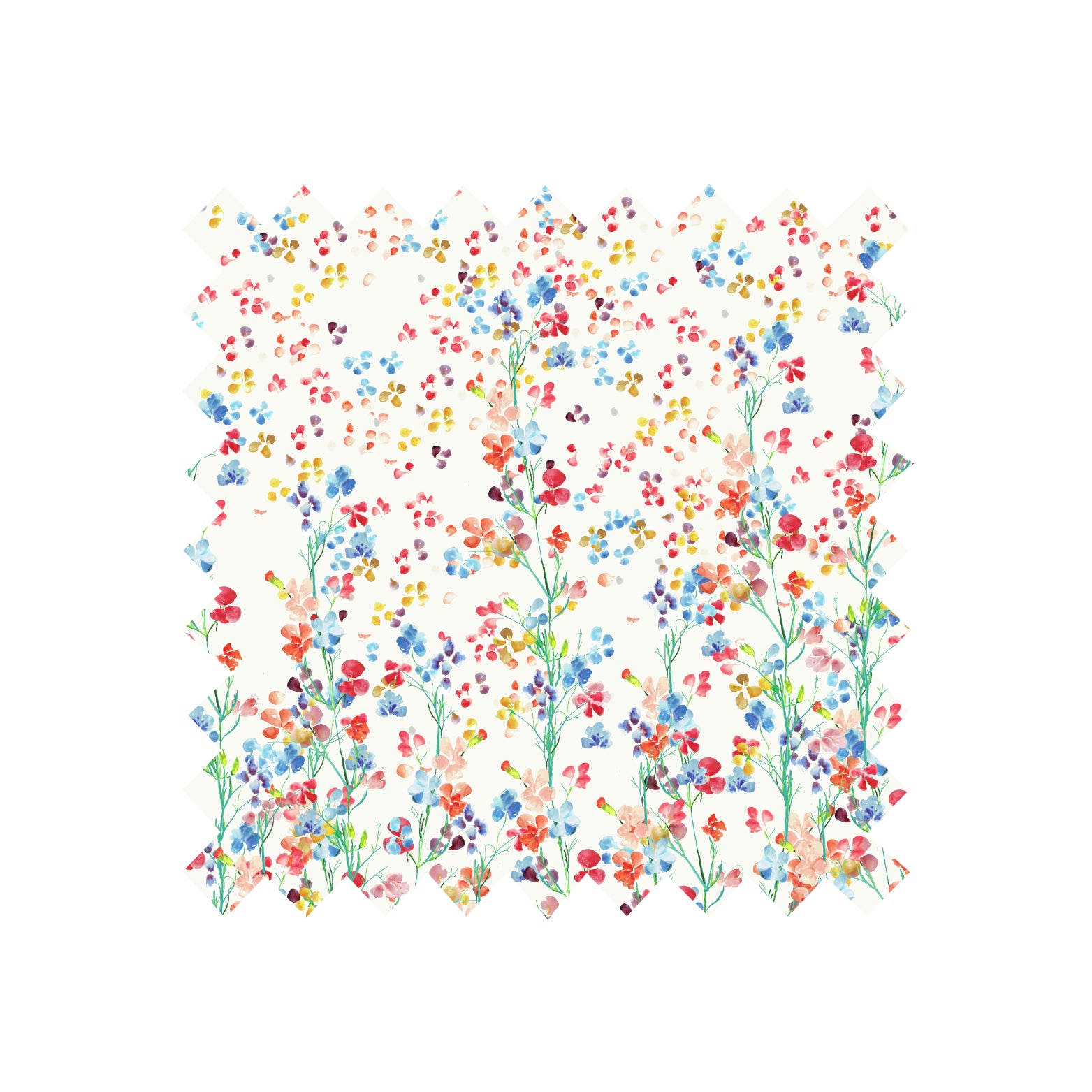 Remnant - 186x156cm - Sweet Peas - Cotton/Linen