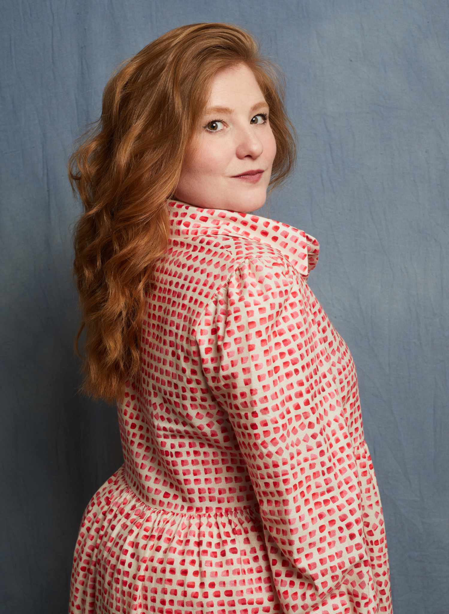 Tabatha Dress - Pink Thumb Print