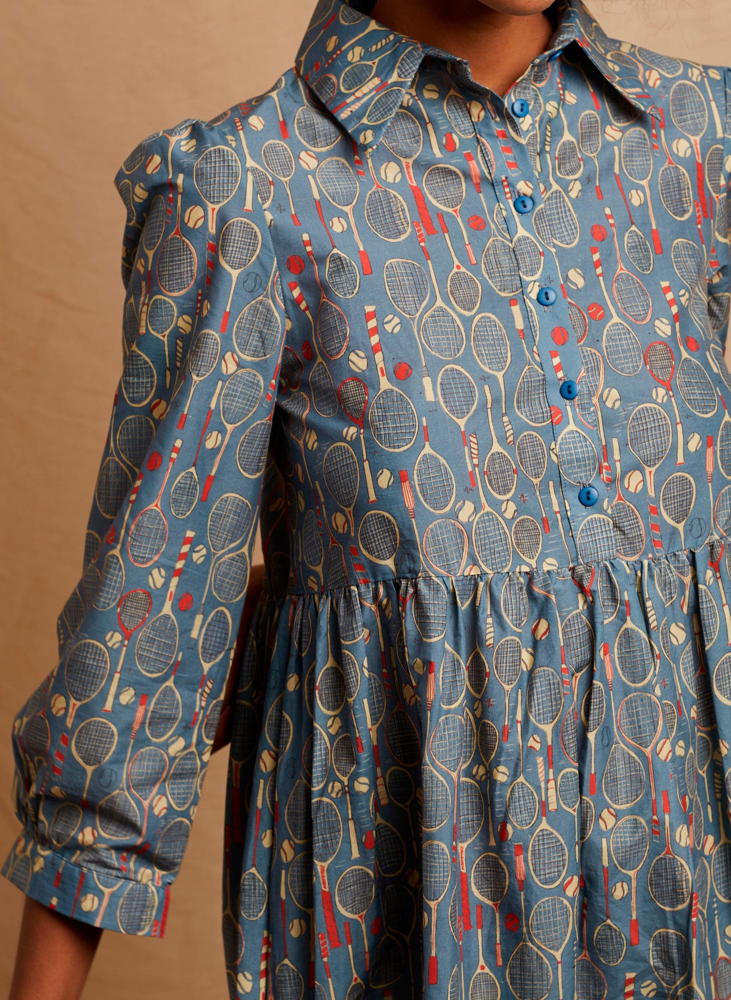 Tabatha Dress - Blue Tennis