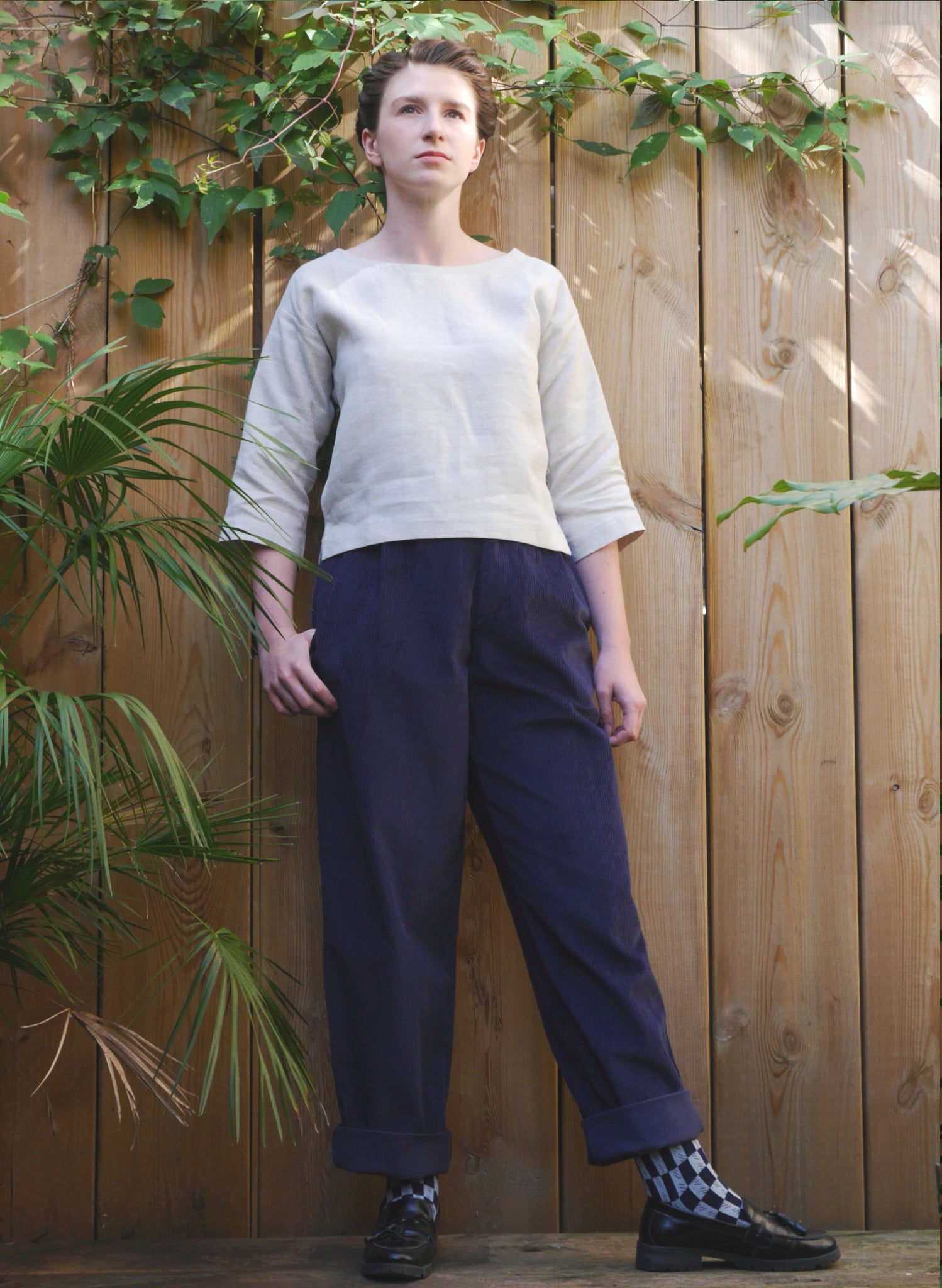 Tina Top - Natural Linen